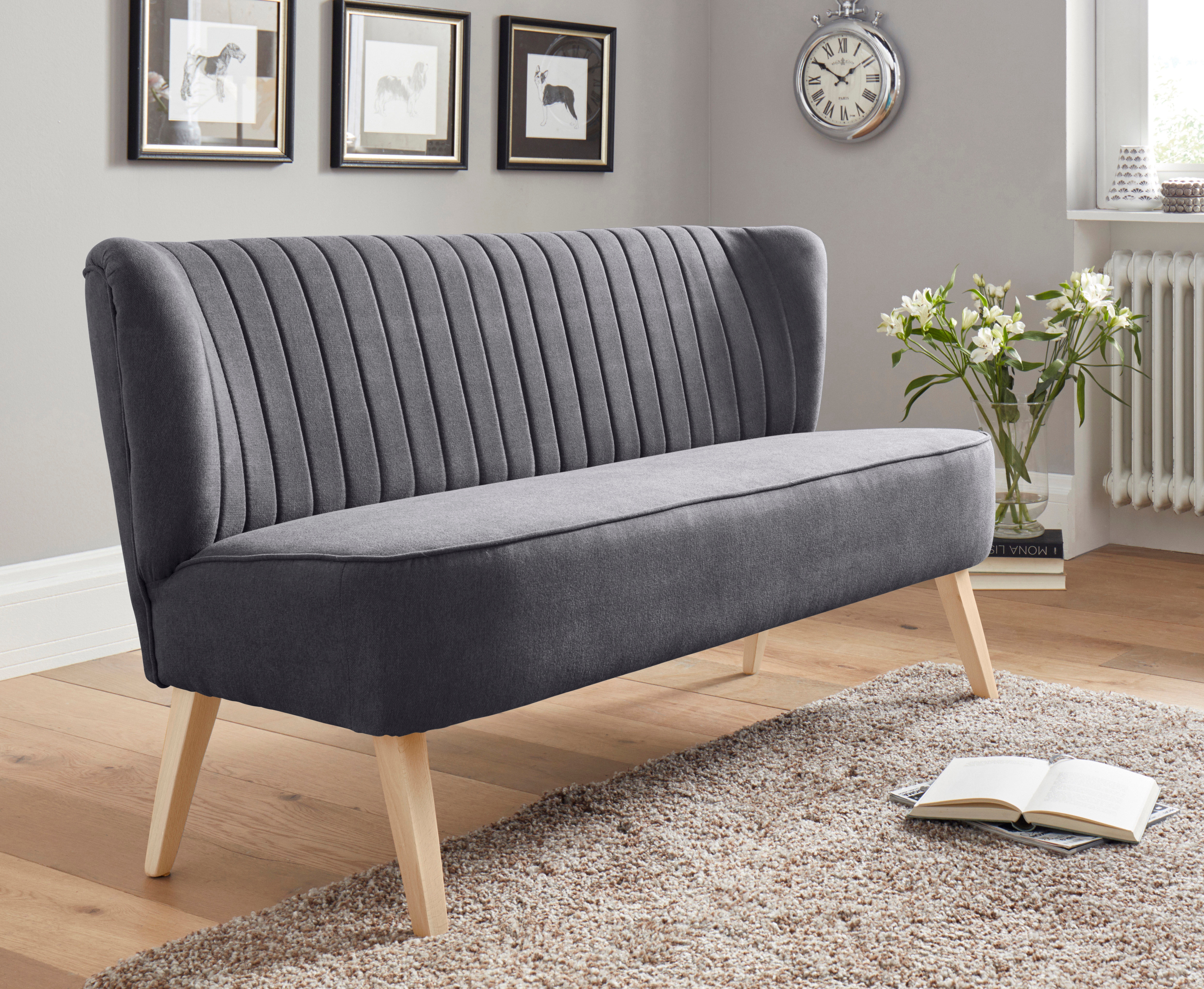 Home affaire 2-Sitzer "Campi" bequemes Küchensofa, frei im Raum stellbar