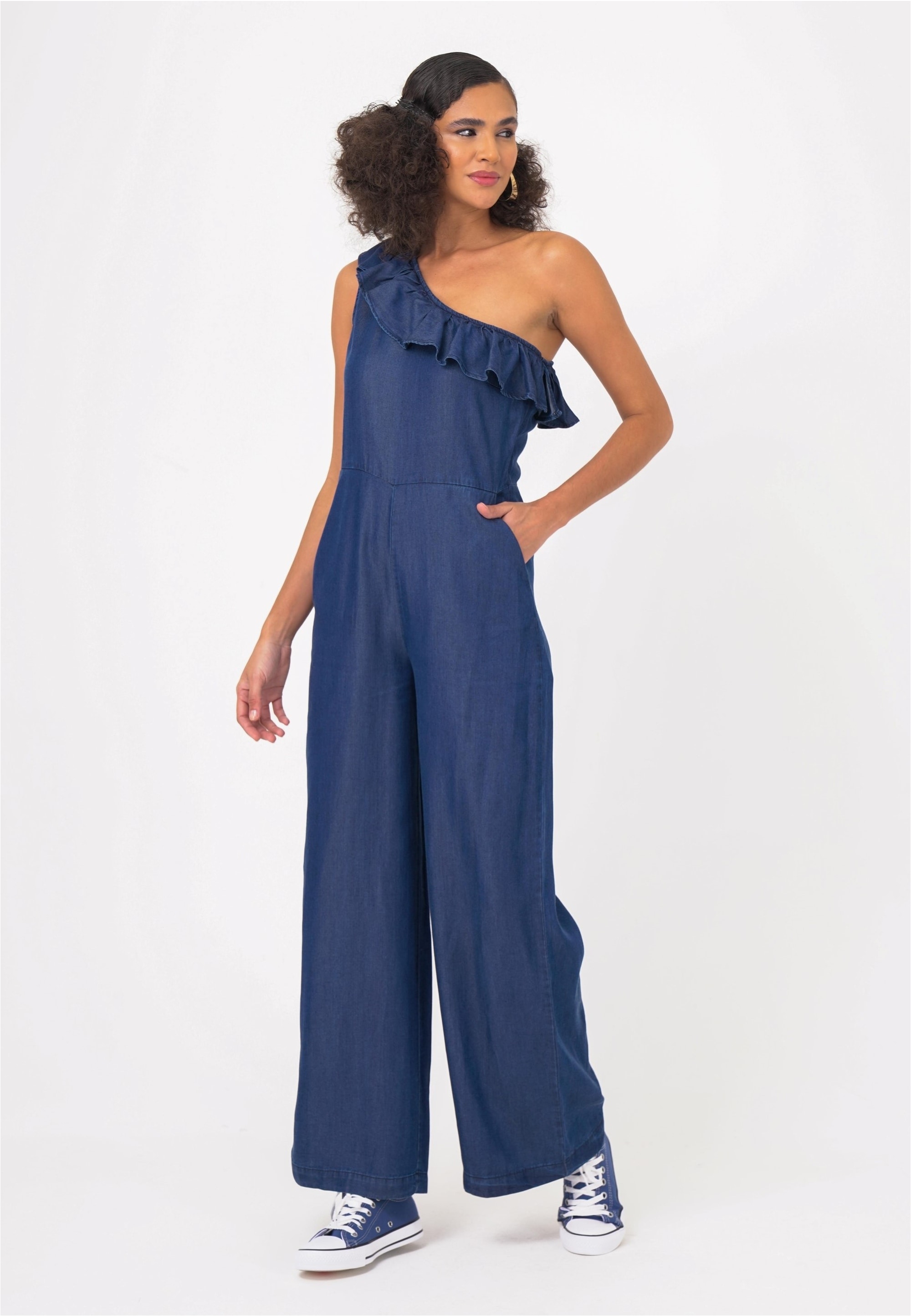 freshlions Jumpsuit »Indigo«, im Denim-Style