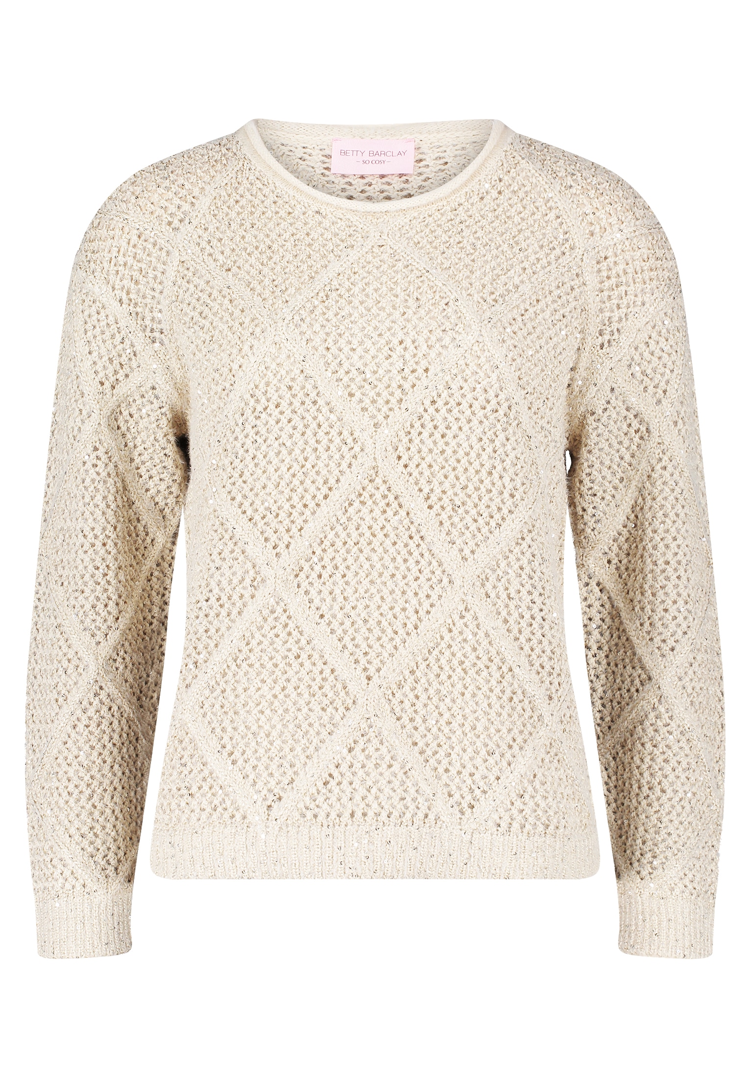 Betty Barclay Strickpullover »Betty Barclay Damen Strickpullover mit Effektgarn«, (1 tlg.)