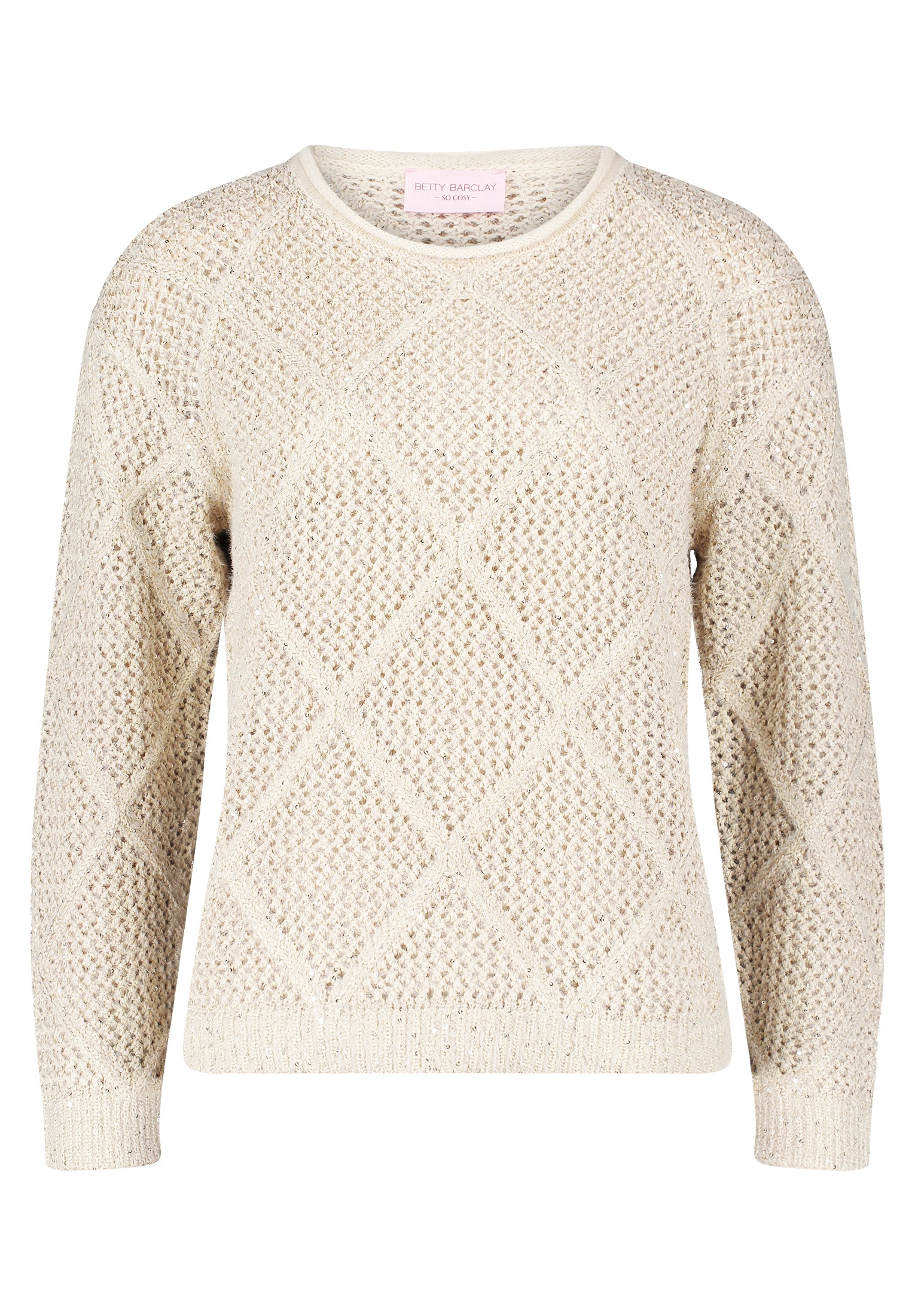 Betty Barclay Strickpullover "Betty Barclay Damen Strickpullover mit Effekt günstig online kaufen