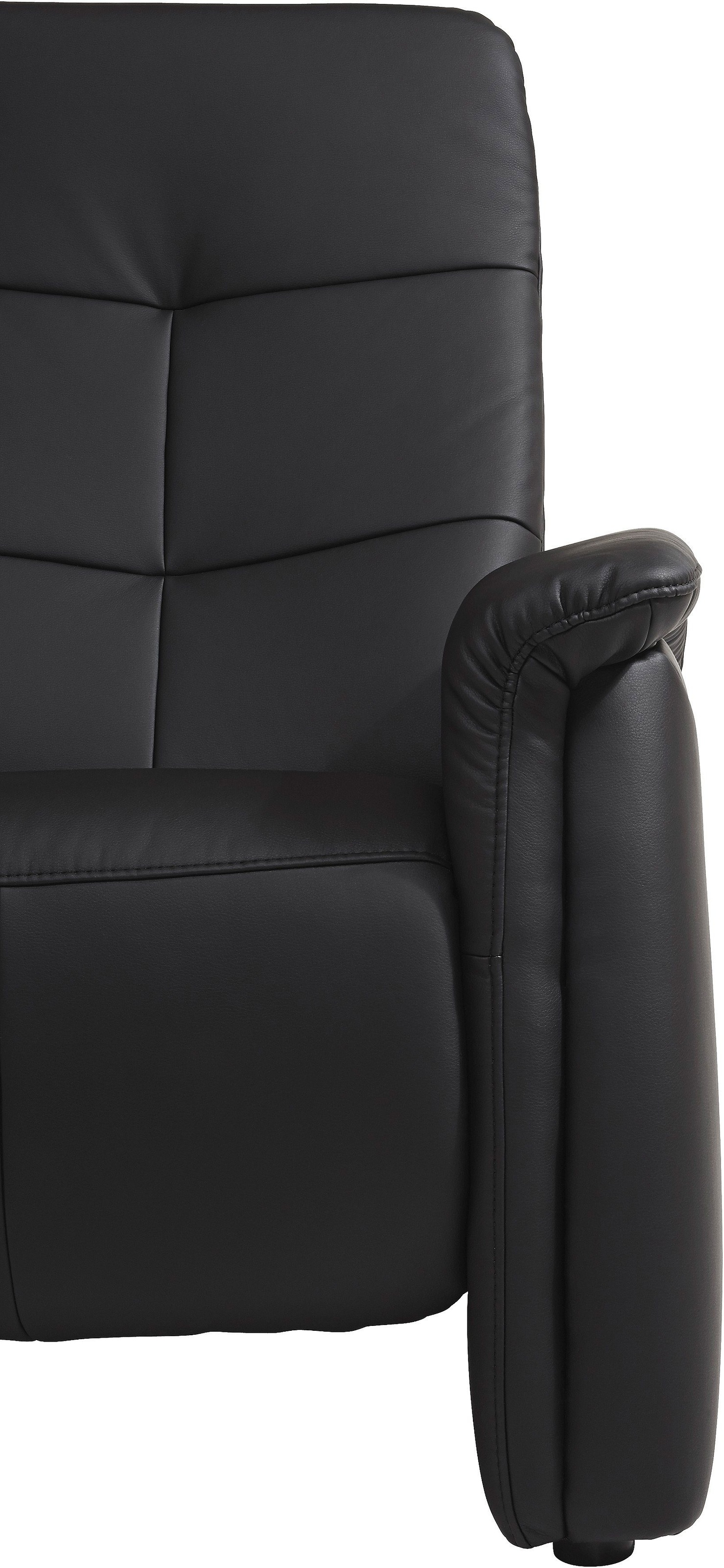 exxpo - sofa fashion 2-Sitzer »Tivoli, Kinosofa, bequem und komfortabel durch die Relaxfunktion«, (2-sitzig), schmale Armlehnen, hohe Rückenlehne
