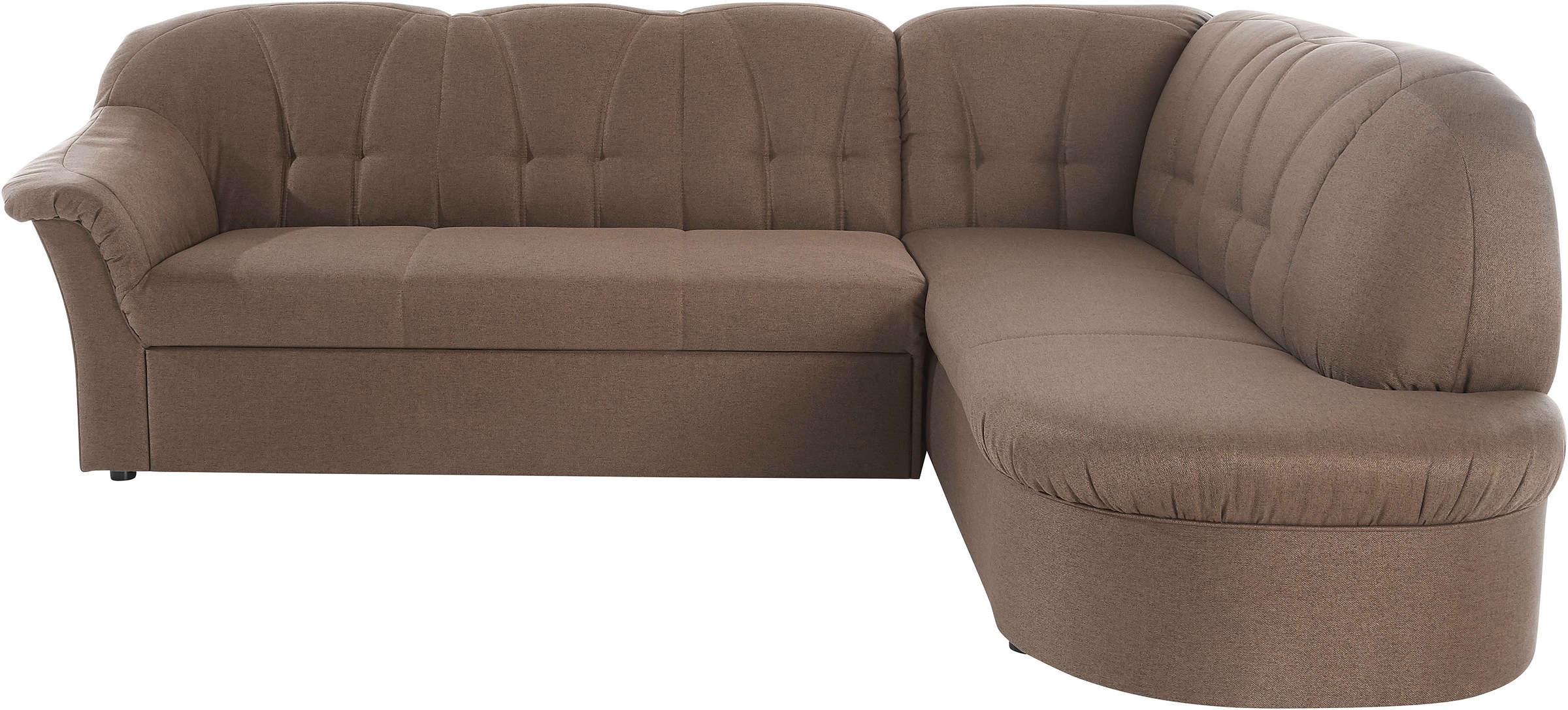 DOMO collection Ecksofa "Pegnitz, elegante Rückensteppung, zeitlose Formens günstig online kaufen