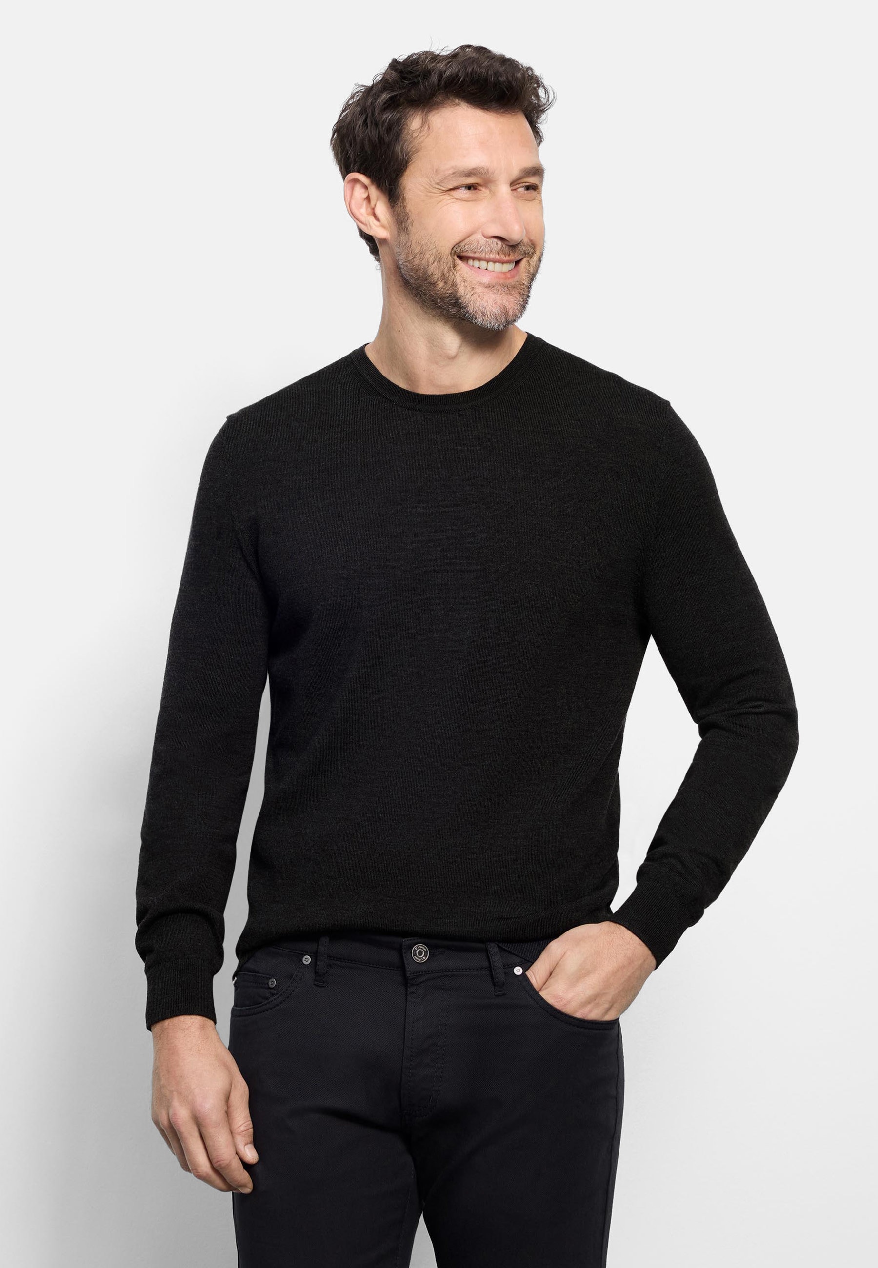 OLYMP Strickpullover "OLYMP Casual Strick, Pullover"