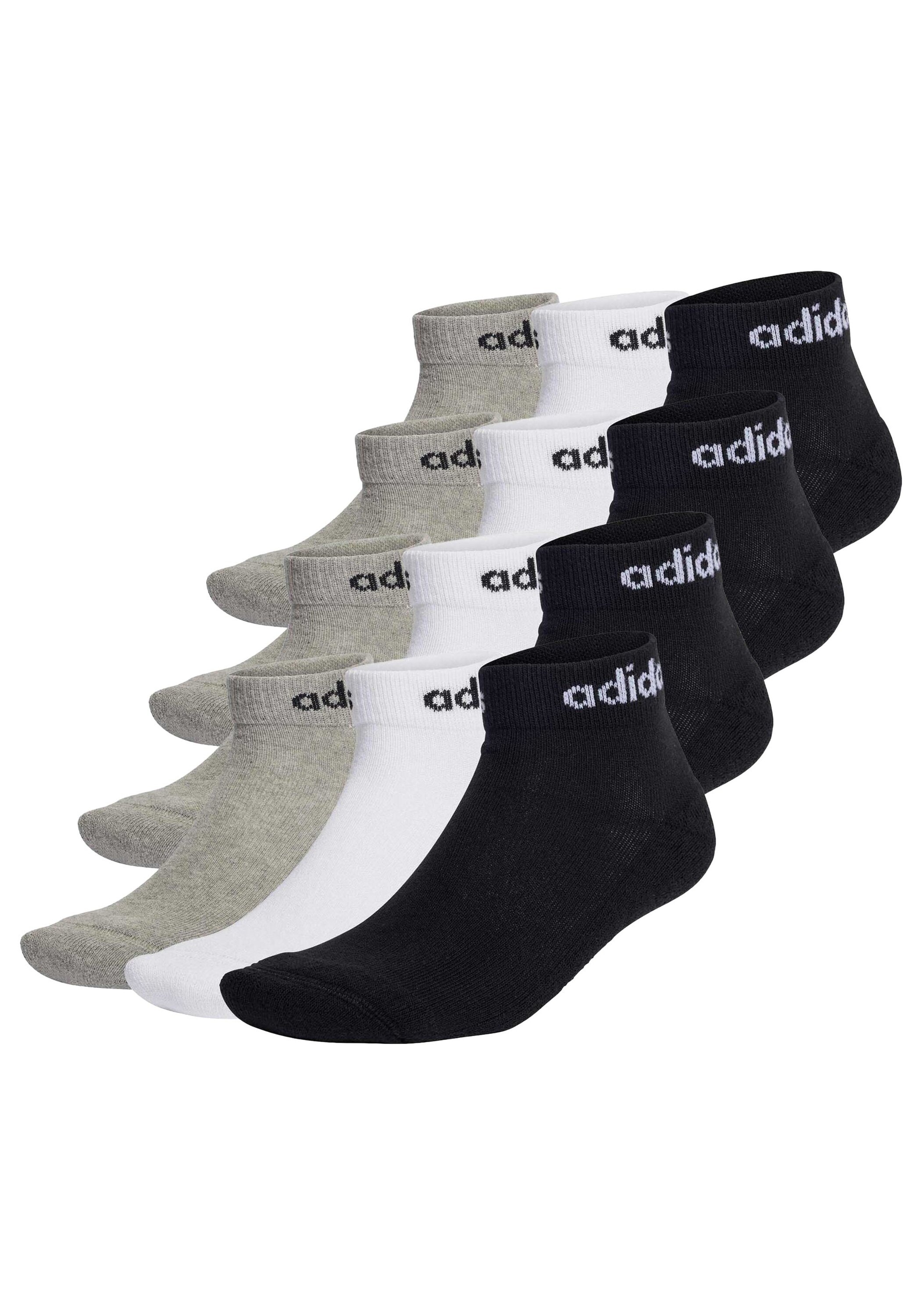 adidas Originals Kurzsocken "Socken Linear Cushioned Ankle 12er Pack" günstig online kaufen