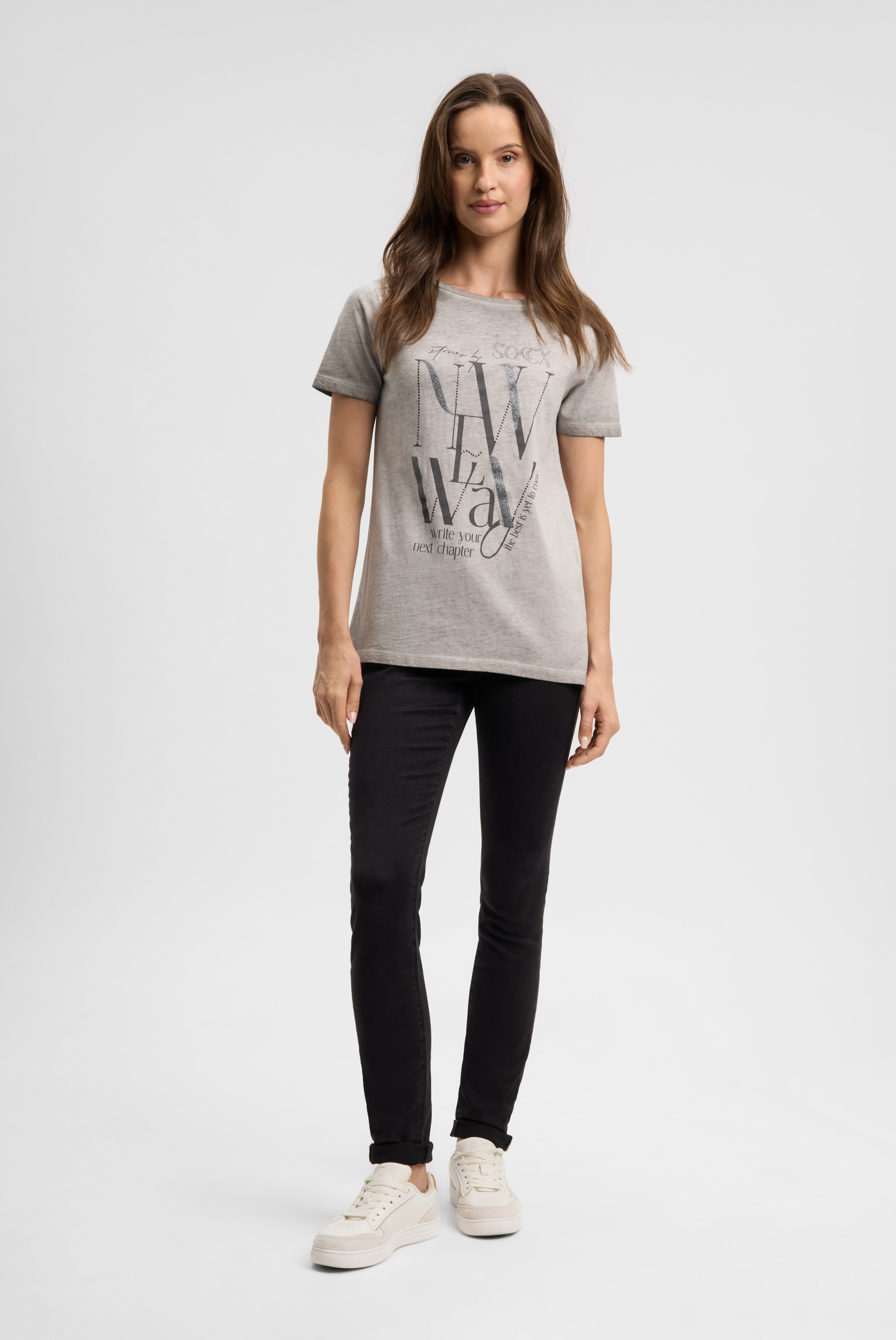 SOCCX Rundhalsshirt aus Baumwolle