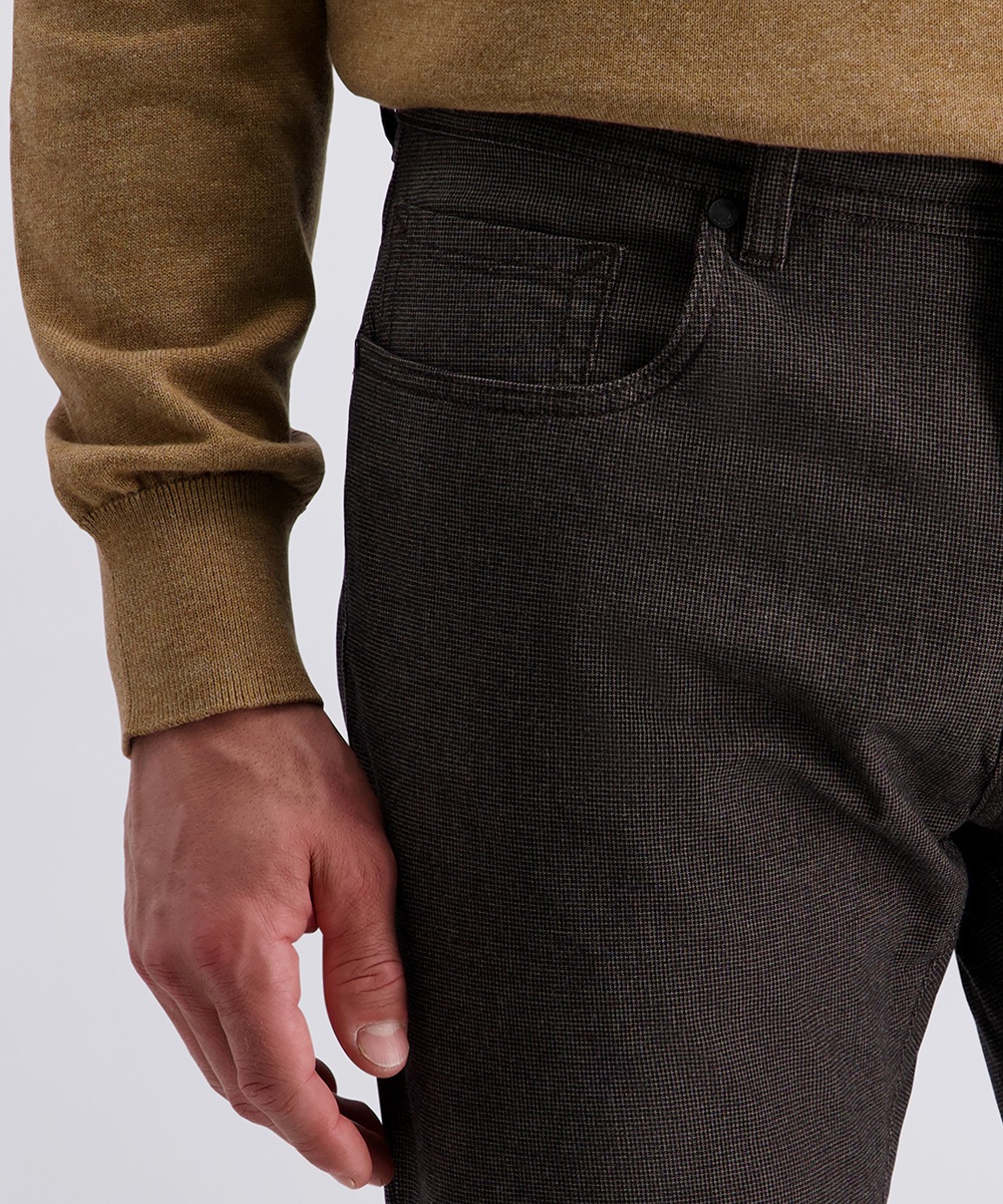 Pierre Cardin 5-Pocket-Hose PC-Lyon fein gemusterst günstig online kaufen