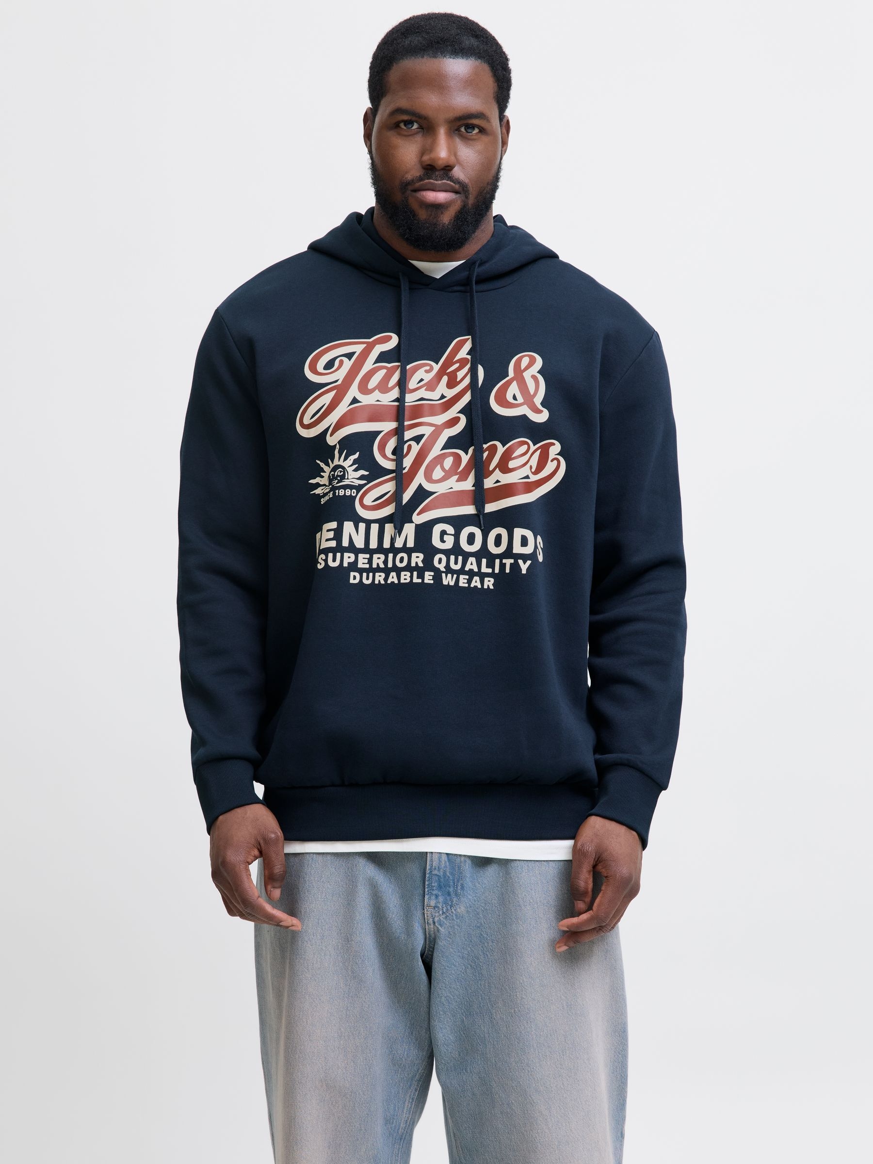 Jack & Jones PlusSize Hoodie "JJELOGO SWEAT HOOD 2 COL 24/25 NOOS PLS", mit günstig online kaufen