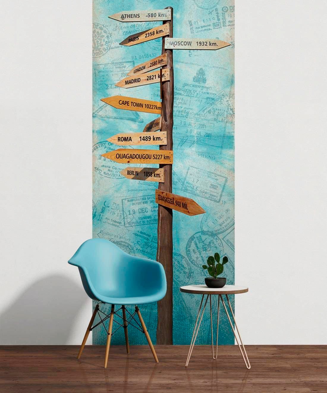 living walls Fototapete »Travel the world«, FSCÂ®