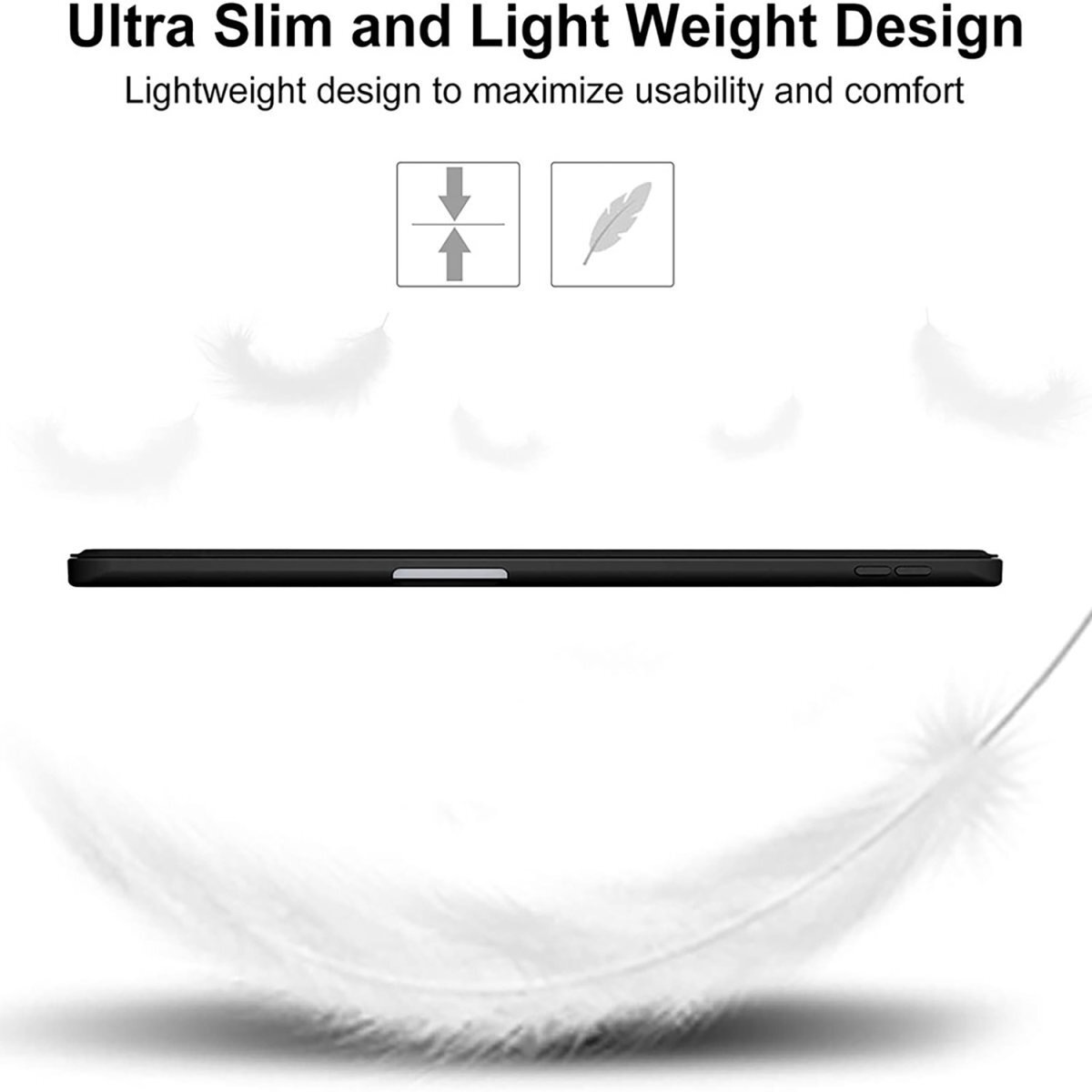4smarts Tablet-Hülle »Folio Case Basic für Samsung Galaxy Tab S10 Ultra«, Backcover, Schutzhülle, Tabletschutzhülle, Case, Schutzcase, stoßfest