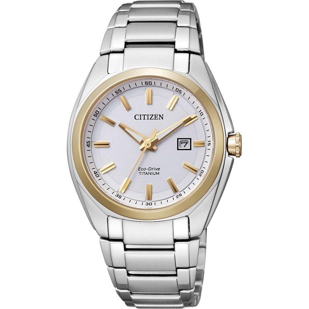 Citizen Titanuhr »Super Titanium, EW2214-52A«, Armbanduhr, Damenuhr, Solar