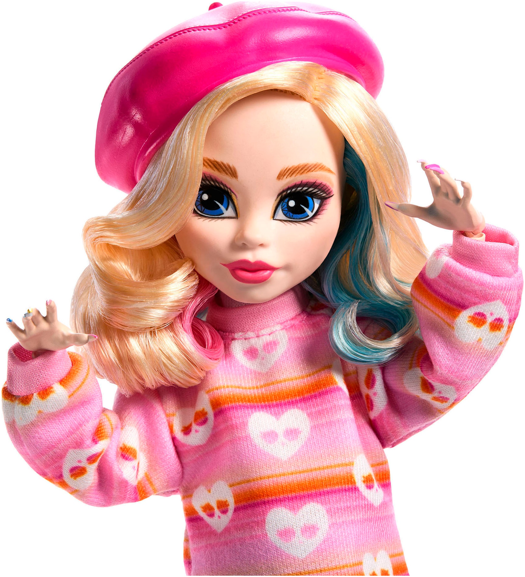 MonsterHigh™ Anziehpuppe »Wednesday, Enid Sinclair in pink mit Accessoires«
