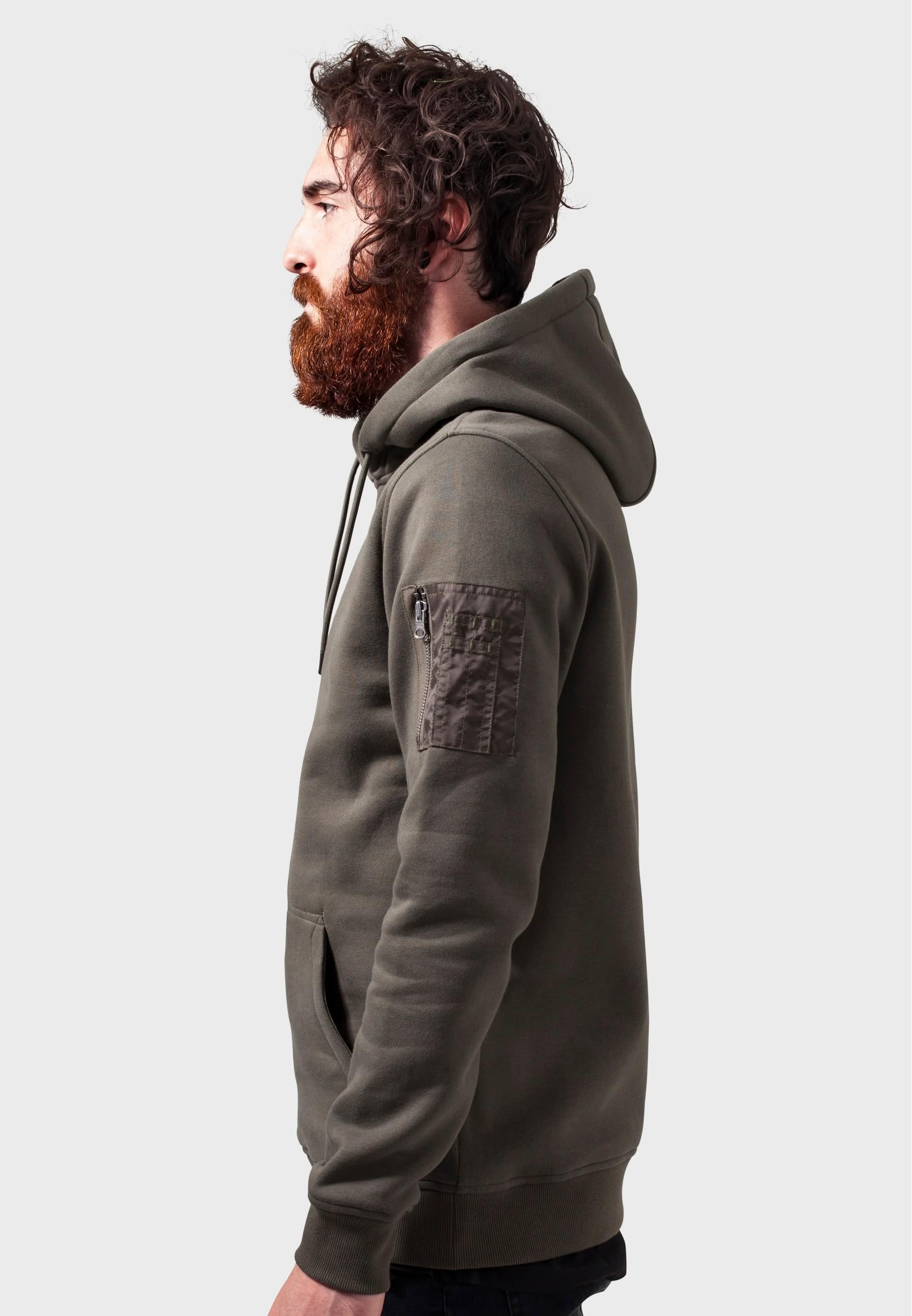 URBAN CLASSICS Sweatshirt »Urban Classics Herren Sweat Bomber Hoody« 1 Stk. tlg.