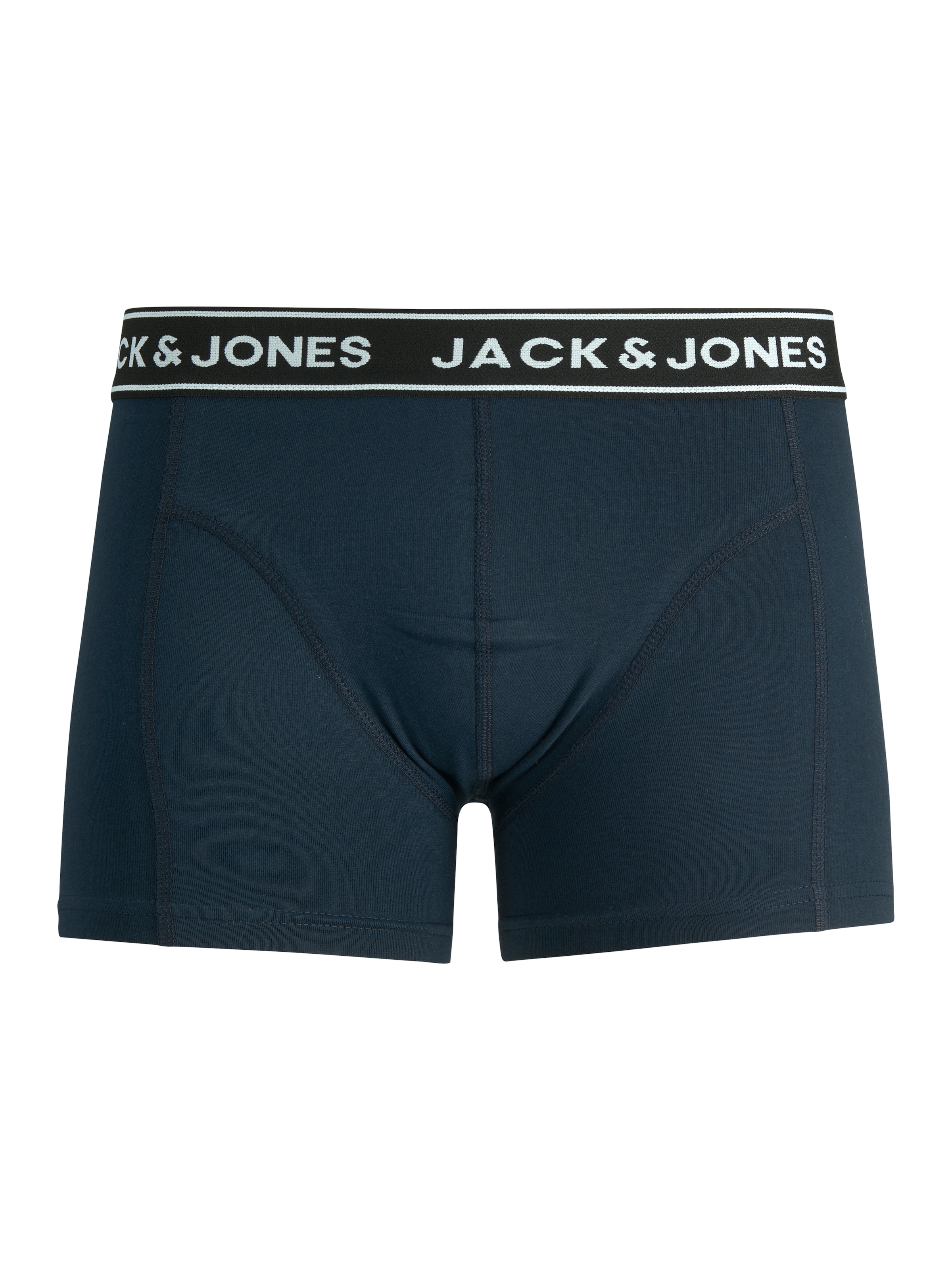 Jack & Jones Trunk »JACCRISP im 6er Pack mit Logobund und Stretchkomfort« Packung, 6 Stk. unifarben mit Farbeinsatz, modisch, eng anliegend, Baumwollmischung
