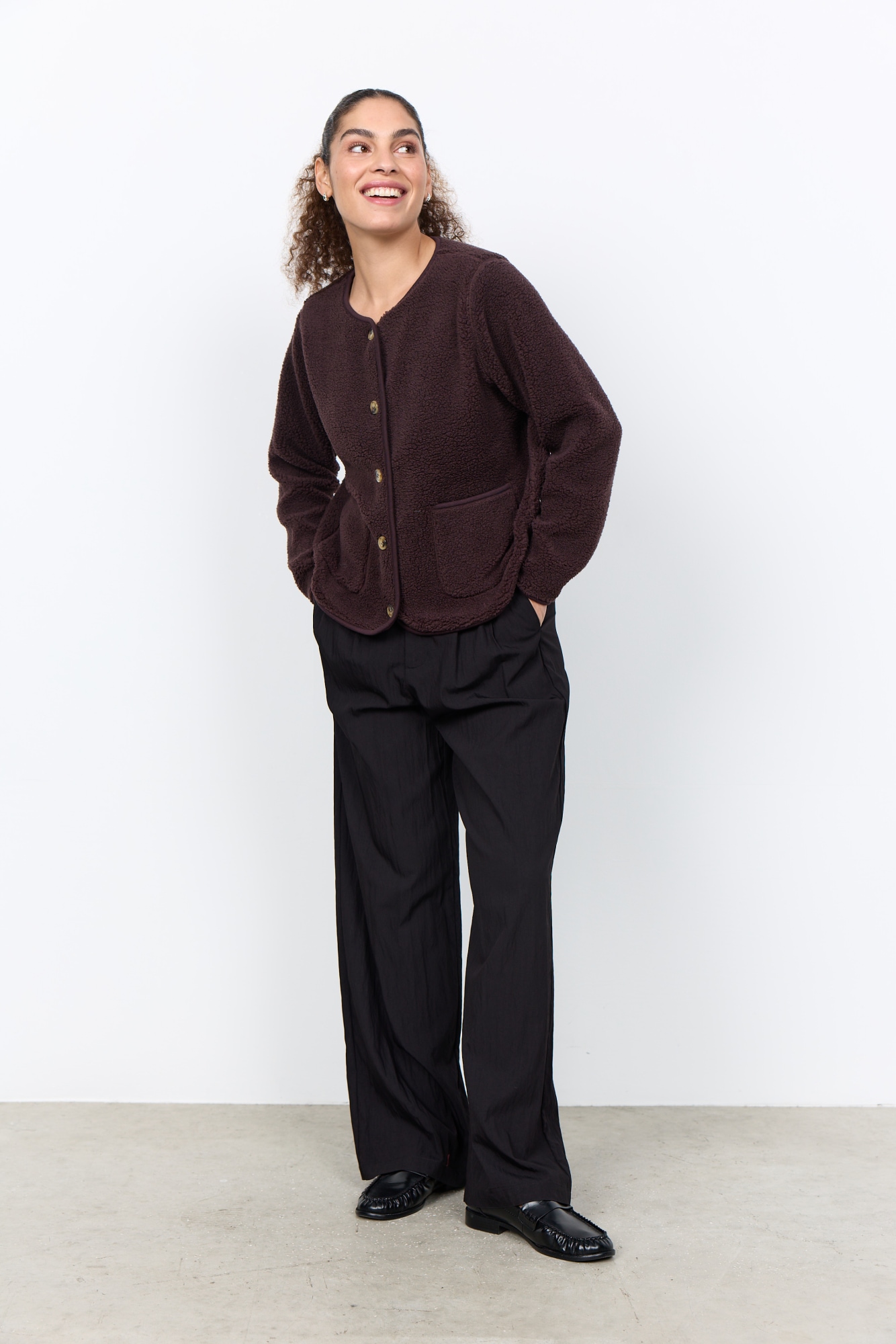 soyaconcept Strickjacke »SC-ONYX 2« Kunstfaser