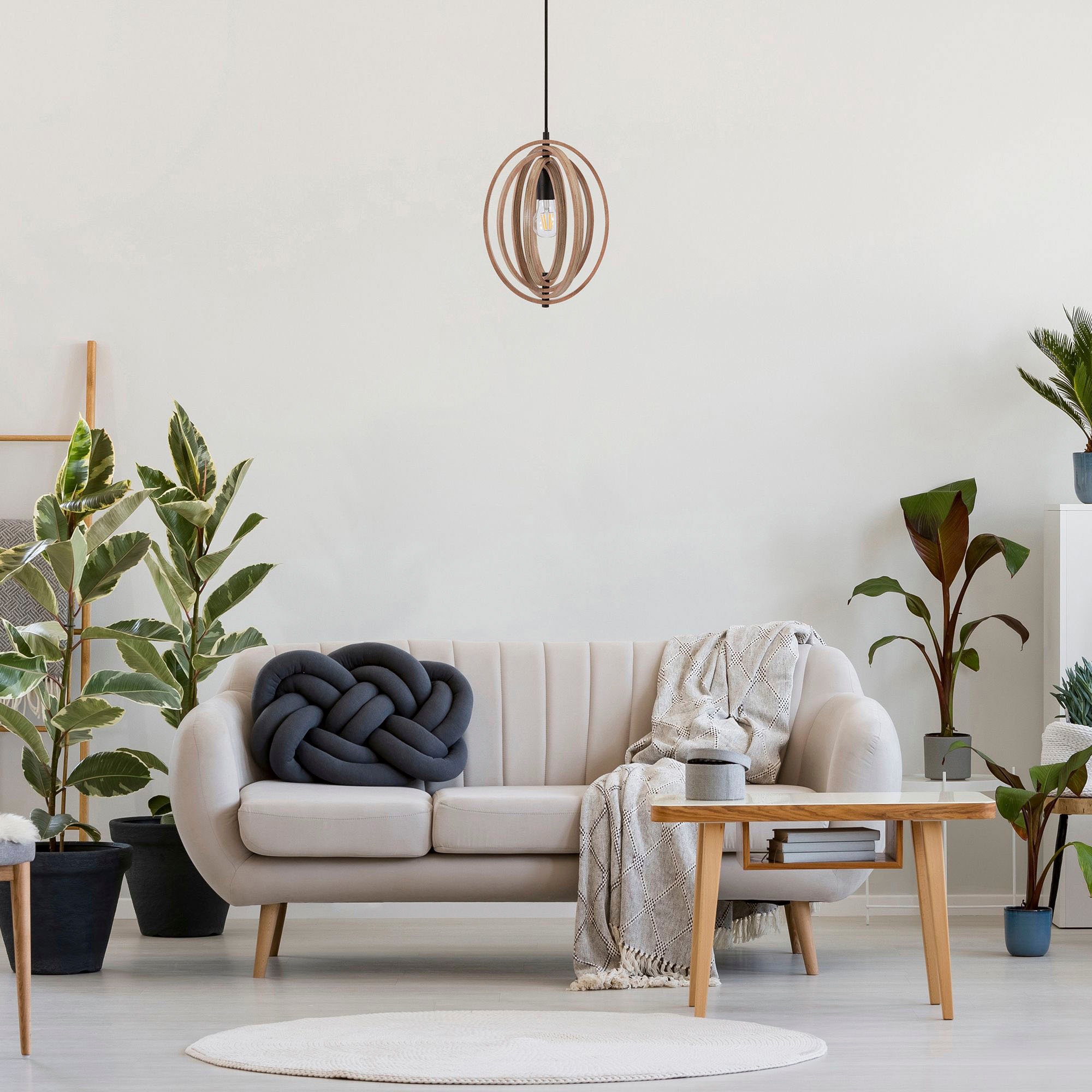 Paco Home Pendelleuchte »BARRY M«, 1 flammig, Leuchtmittel E27 | ohne Leuchtmittel