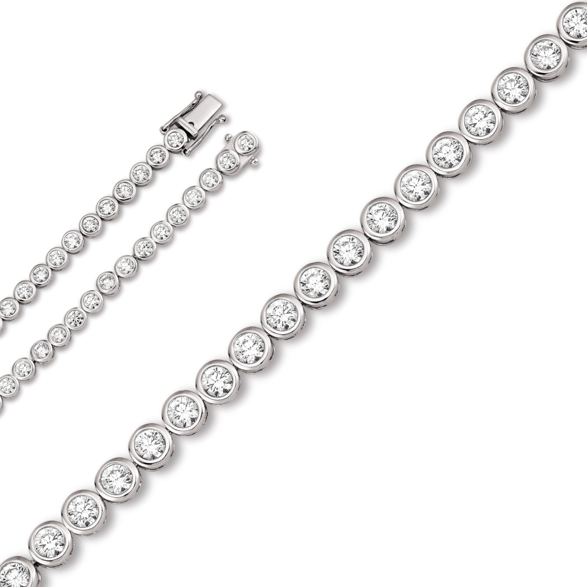 ONE ELEMENT Zirkonia Sterling Silver Bracelet Silver 17 cm