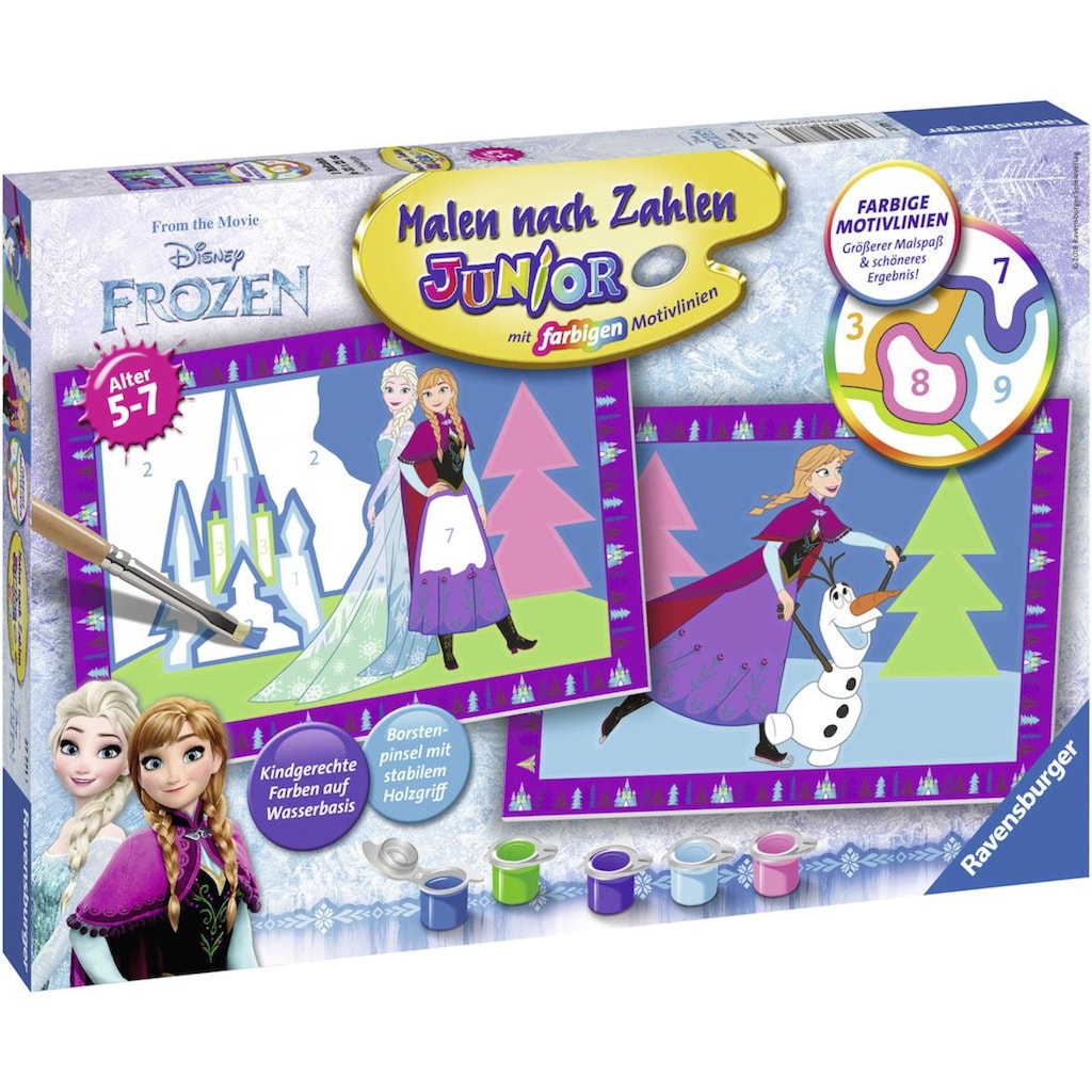 Ravensburger Malen nach Zahlen »Junior, Disney Frozen, Die Eiskönigin«