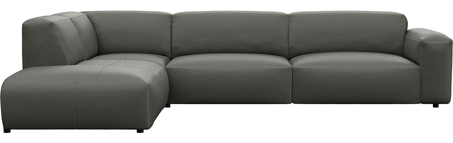 FLEXLUX Ecksofa "Lucera, super bequem durch hochwertigen Sitzaufbau mit Kal günstig online kaufen