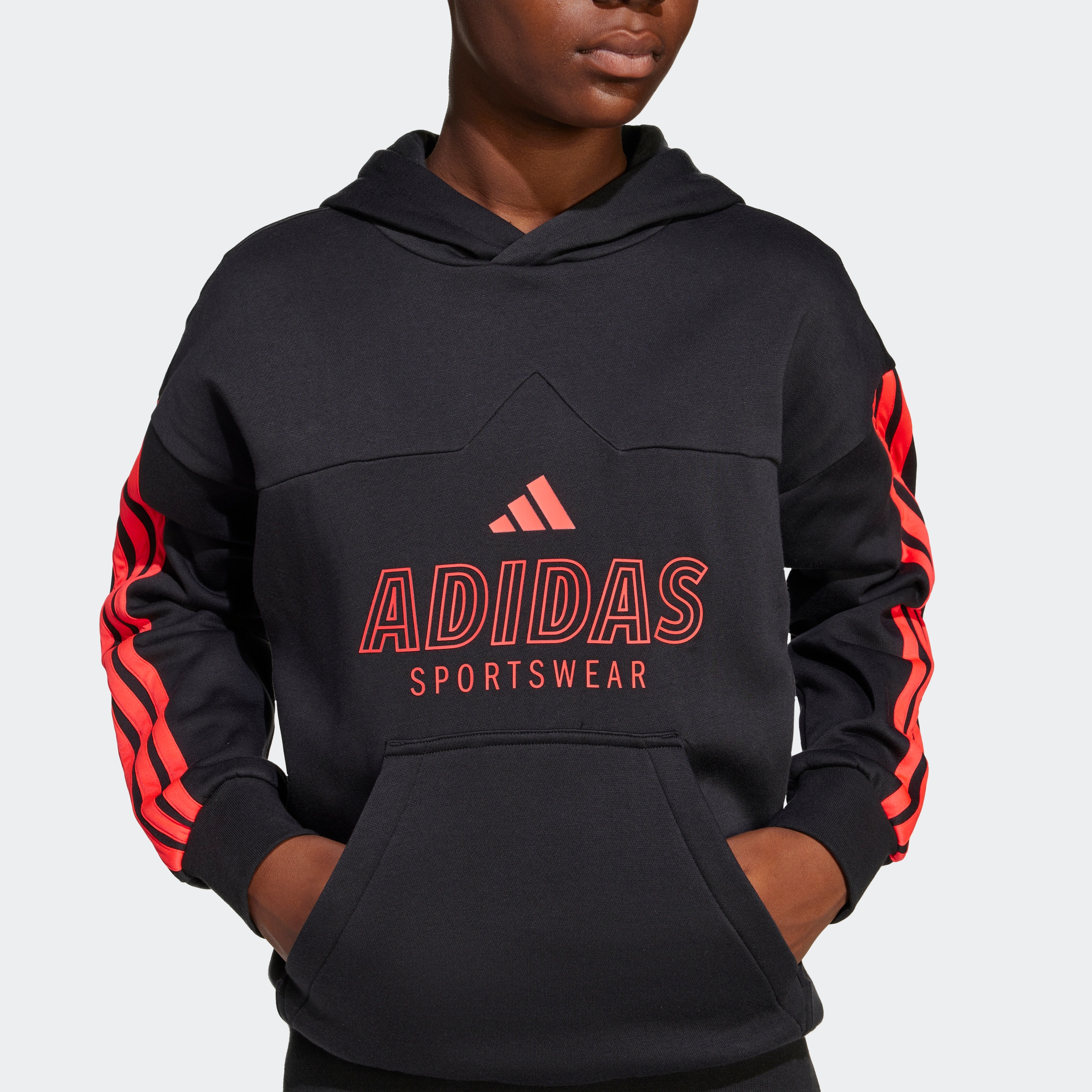 adidas Sportswear Kapuzensweatshirt »J HOT FL HOOD«