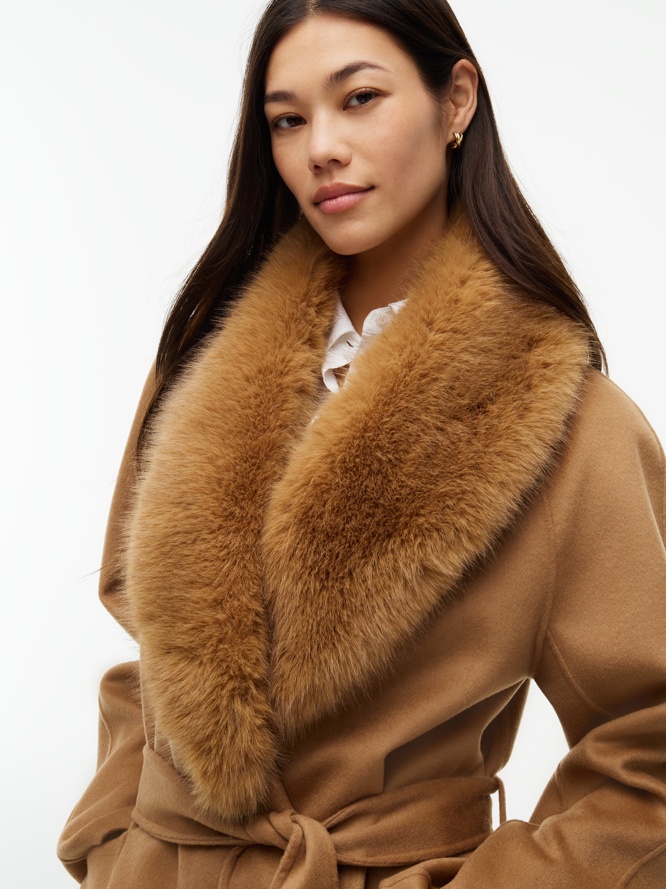 Tommy Hilfiger »DF WOOL REG BELTED COAT« Materialmix, mit Wolle