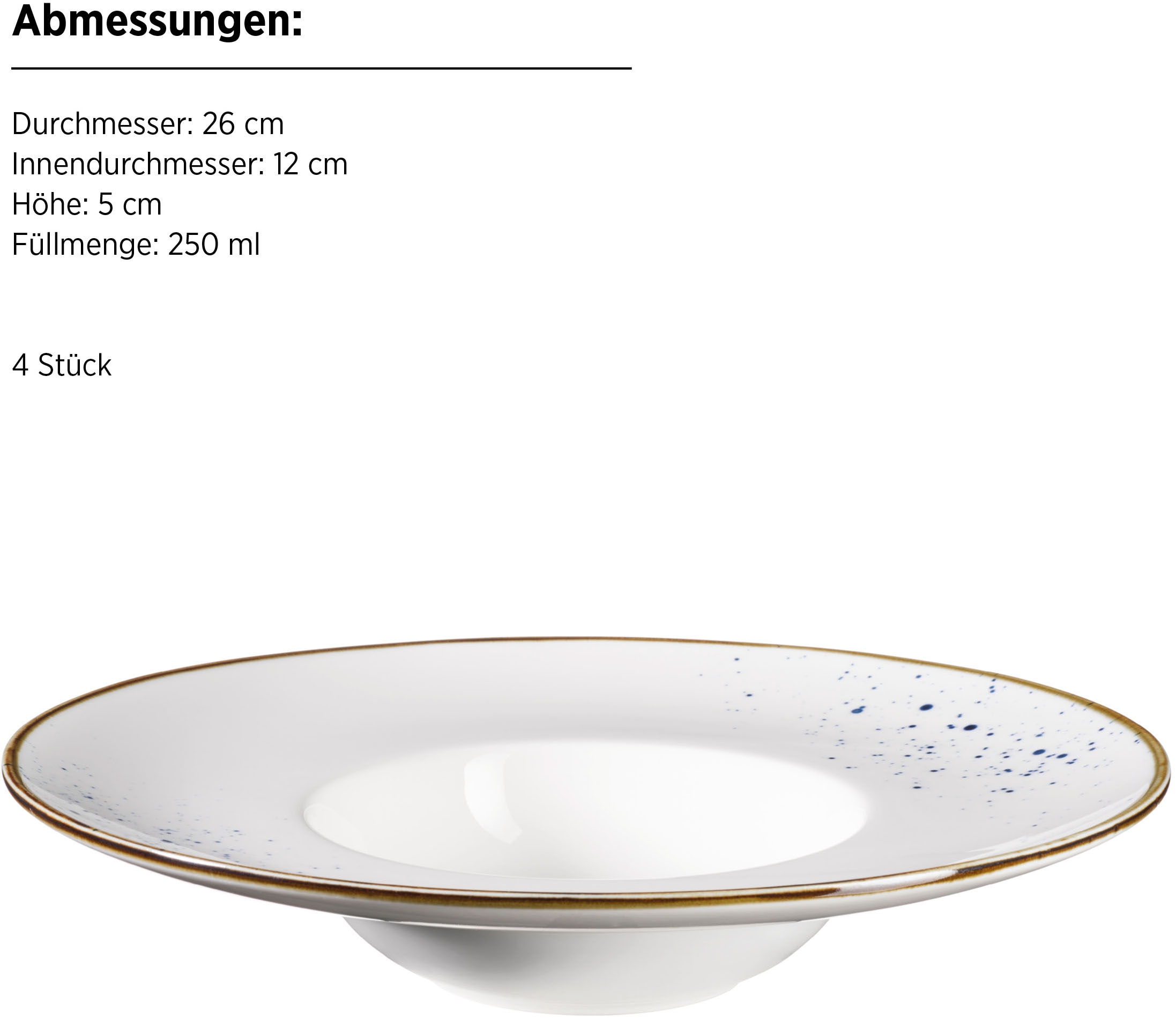 MÄSER Teller-Set »PINTAR, Gourmetteller Set, Porzellan«