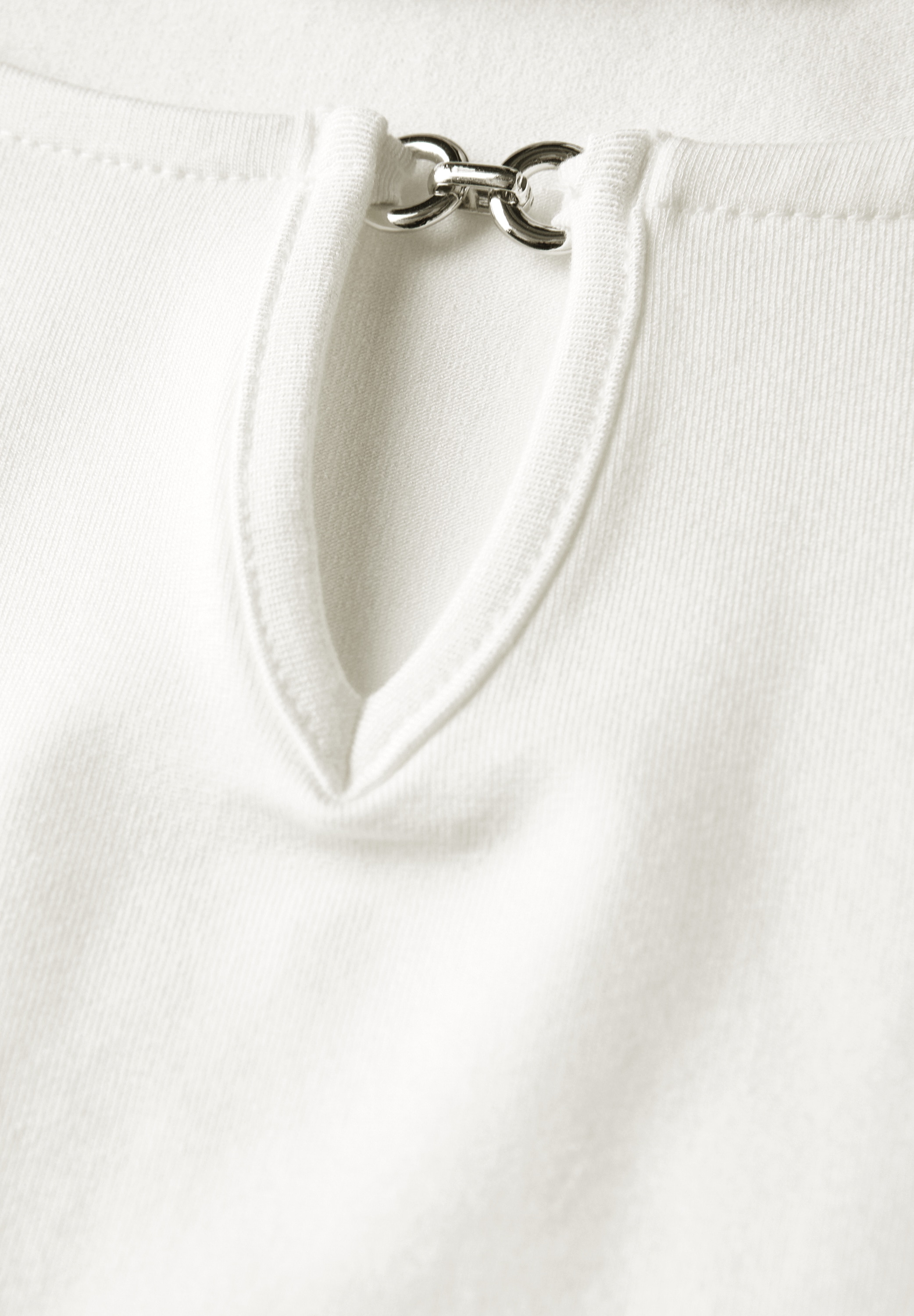 STREET ONE Shirttop, mit Cut-Out Detail