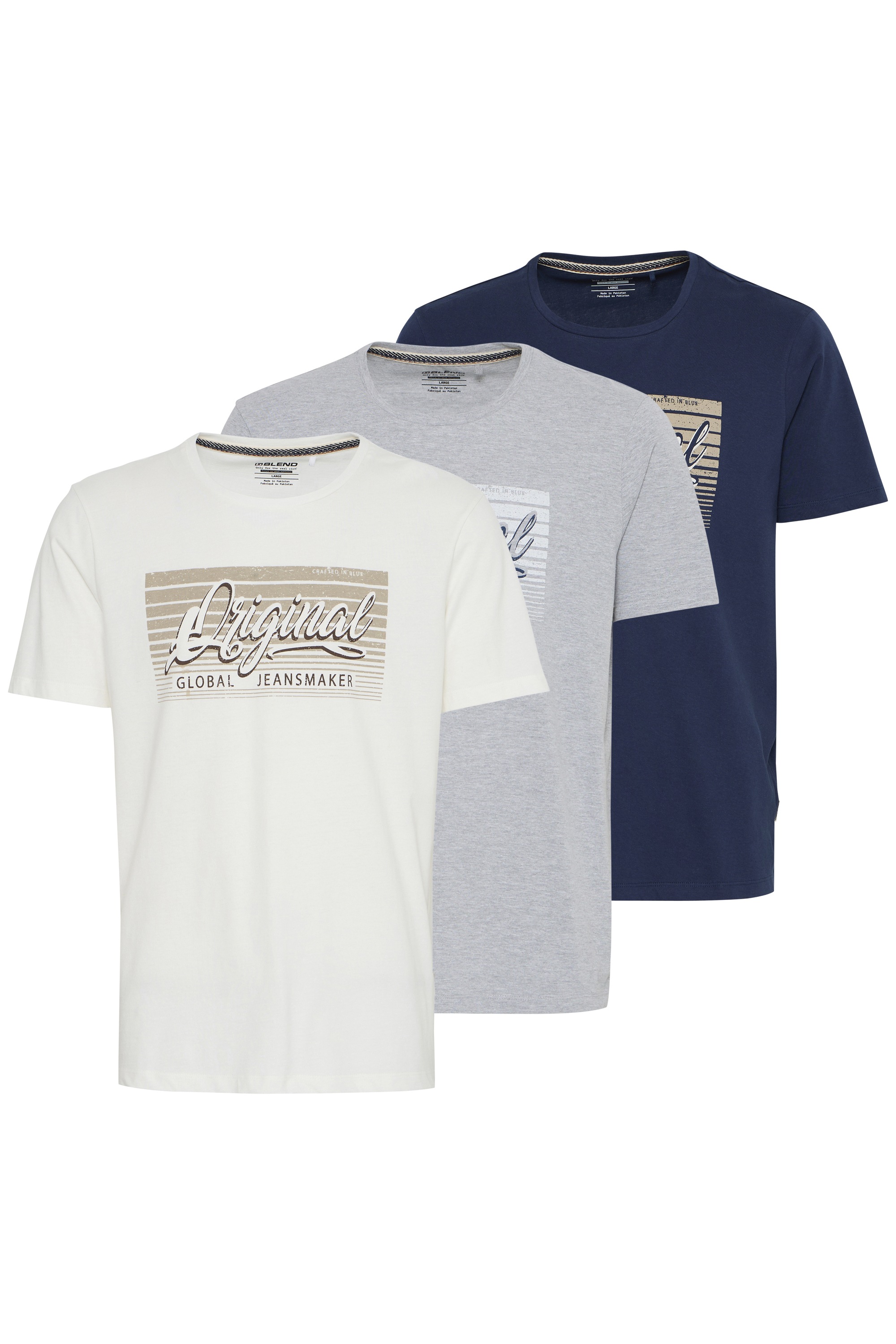 Blend T-Shirt "BHTee" Basic T-Shirt mit Rundhalsausschnitt günstig online kaufen