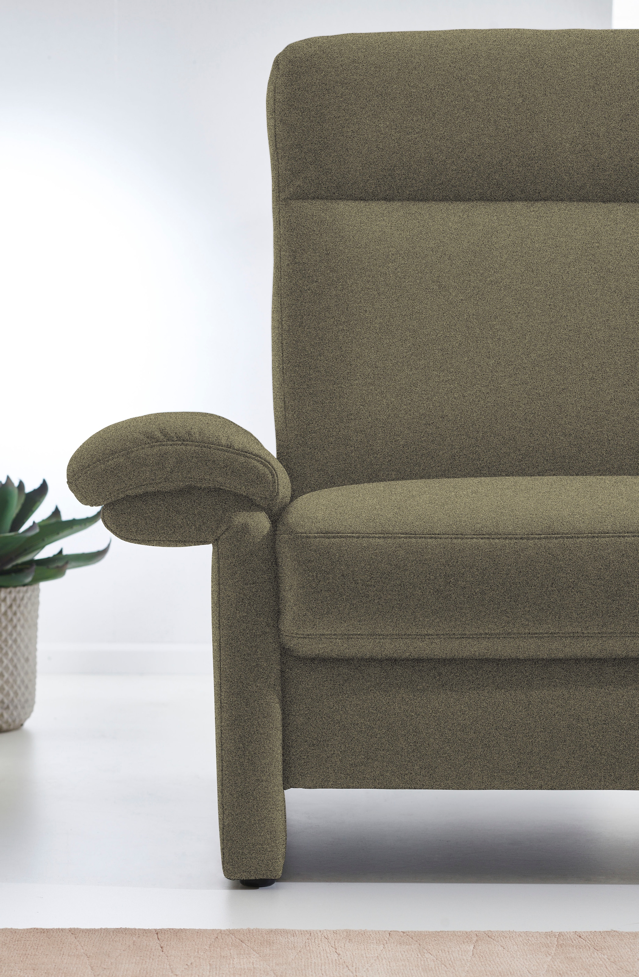 Places of Style 2,5-Sitzer »Senise, Breite 186 cm, Armteilverstellung, Federkern«, wahlweise auch mit Relaxfunktion auf beiden Seiten