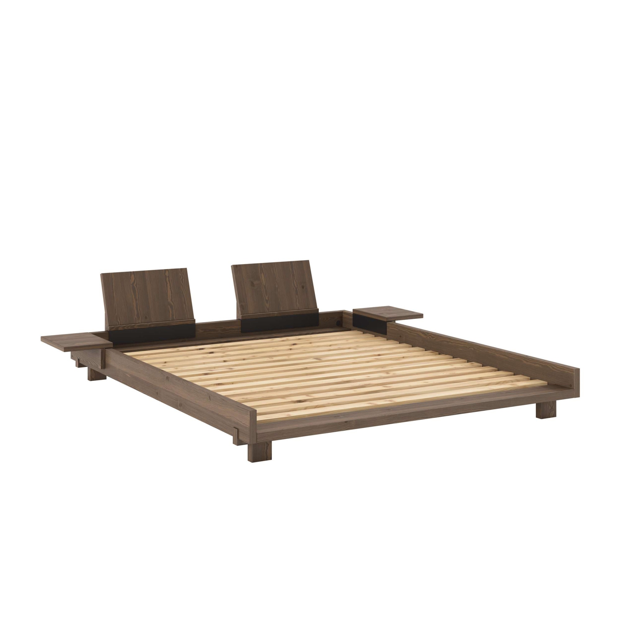 Karup Design Bettgestell »Social Bed, ohne Matratze, FSC®-zertifiziertes Massivholz«, wahlweise mit oder ohne verstellbares Zubehör, Bett in mehreren Größen