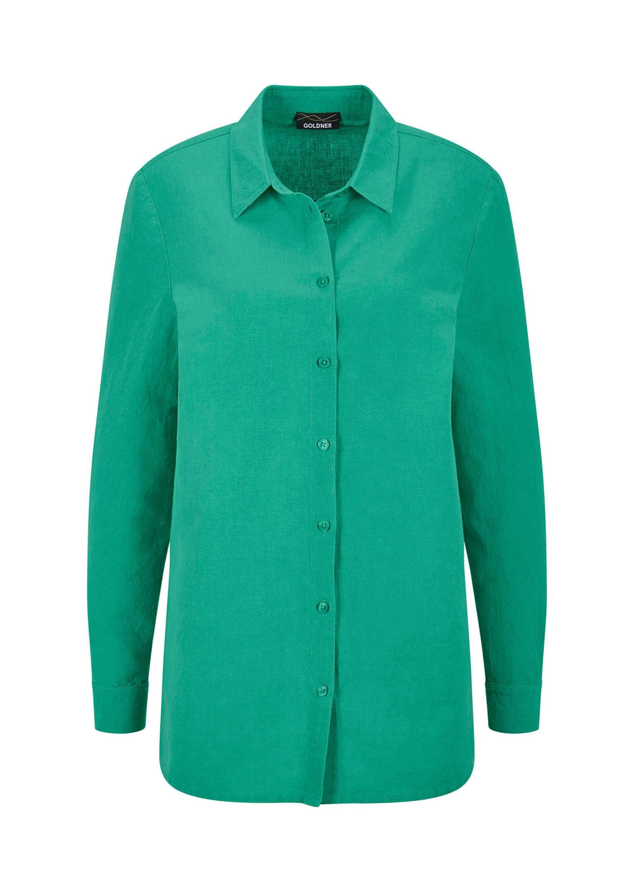 GOLDNER "Sommerbluse mit Seitenschlitz" figurschmeichelnder Schnitt