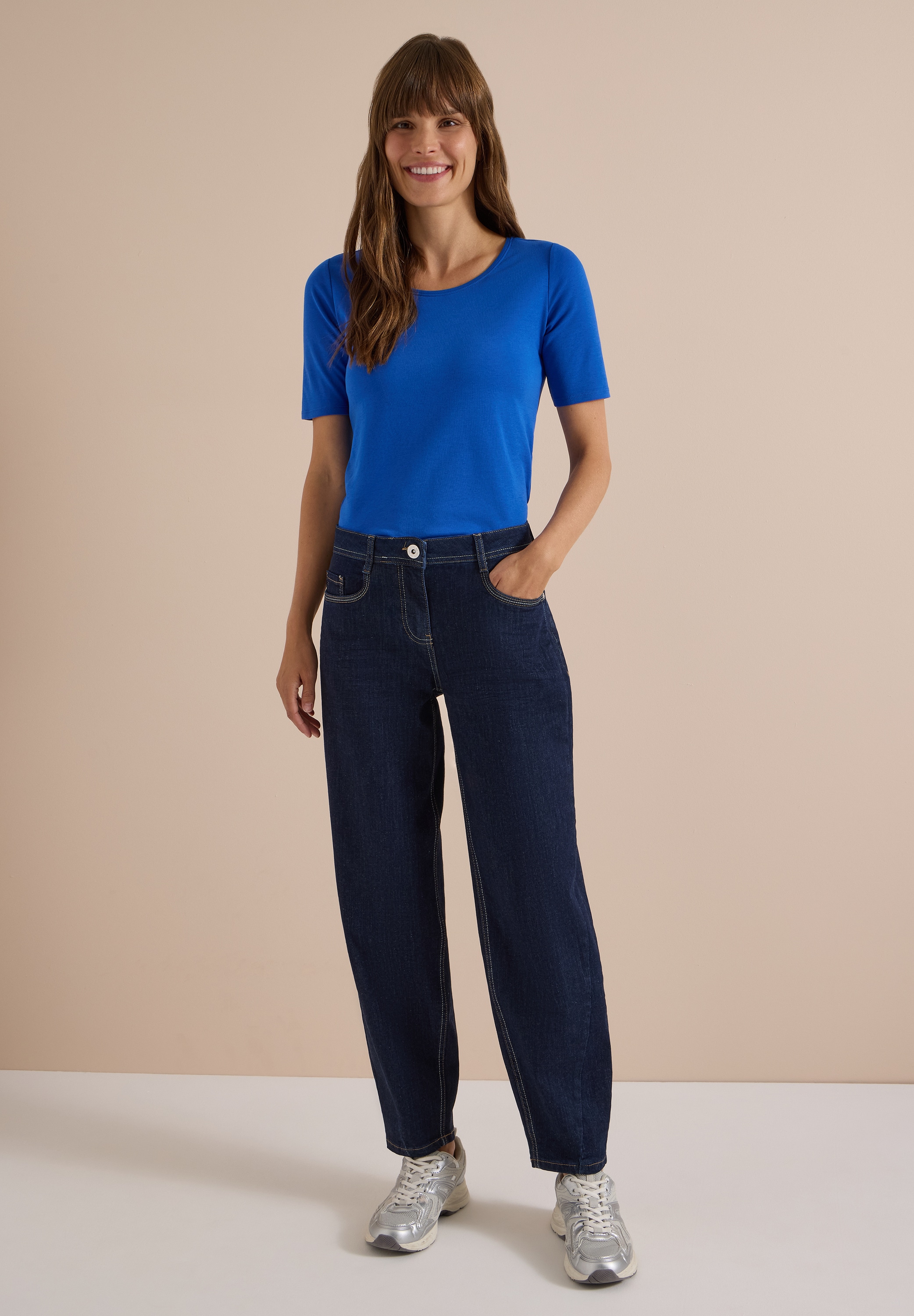 Cecil Loose-fit-Jeans High Waist