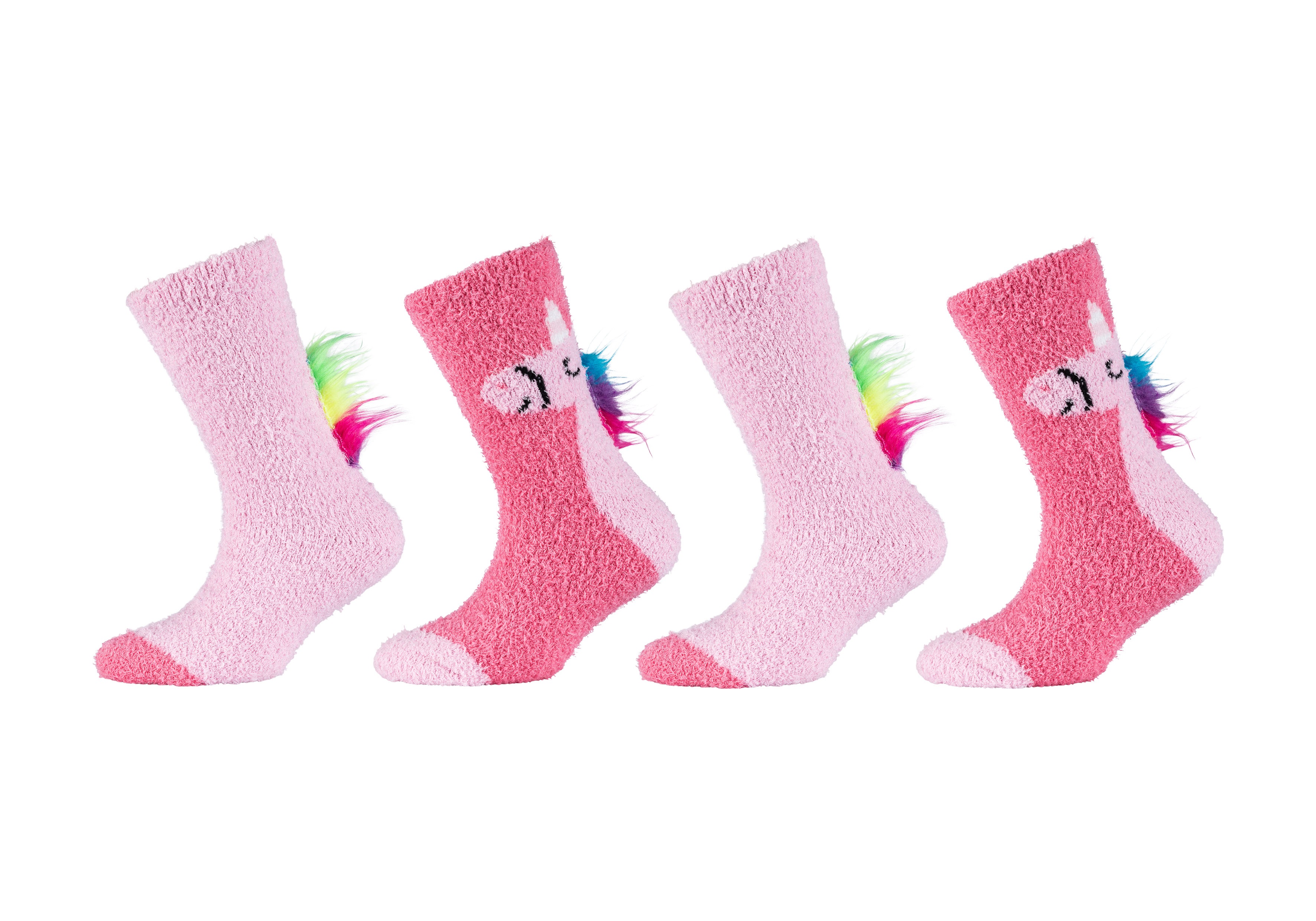 Thumbnail - Camano Socken "COSY FANCY APPLICATION SOCKS" 4 Paar tlg. mit elastischem Bund