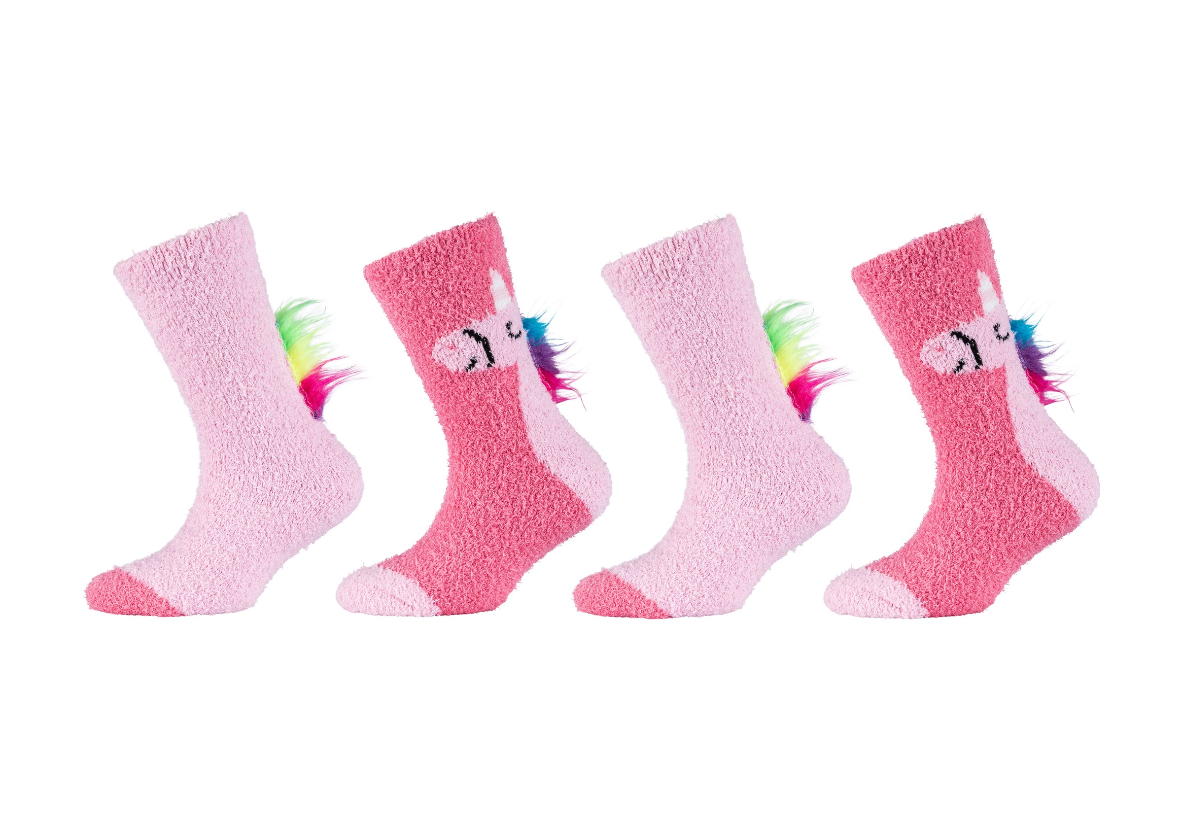Thumbnail - Camano Socken "COSY FANCY APPLICATION SOCKS" 4 Stk. tlg. mit elastischem Bund
