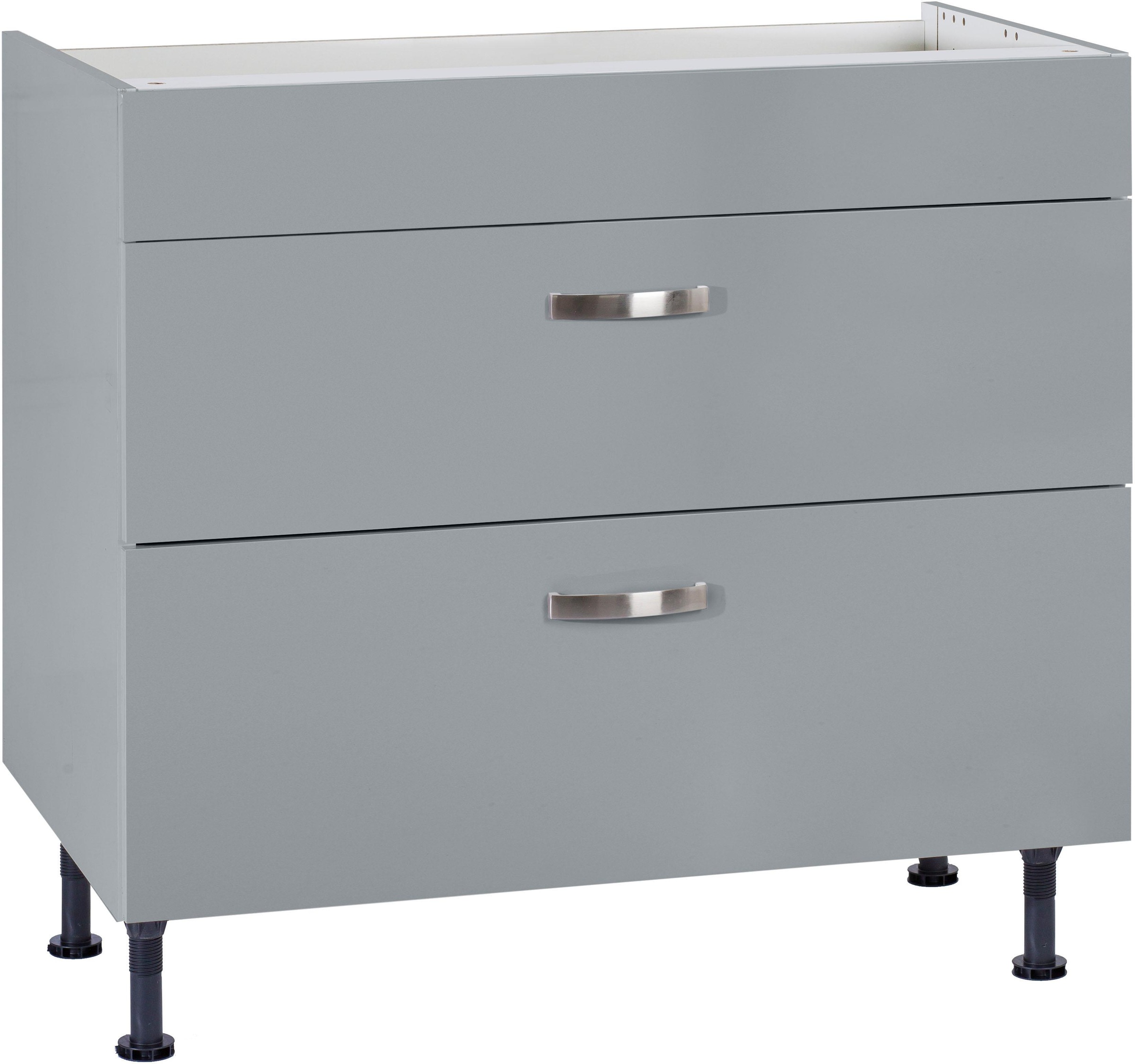 KOCHSTATION Kochfeldumbauschrank "KS-Cara", Breite 90 cm, mit Vollauszügen günstig online kaufen