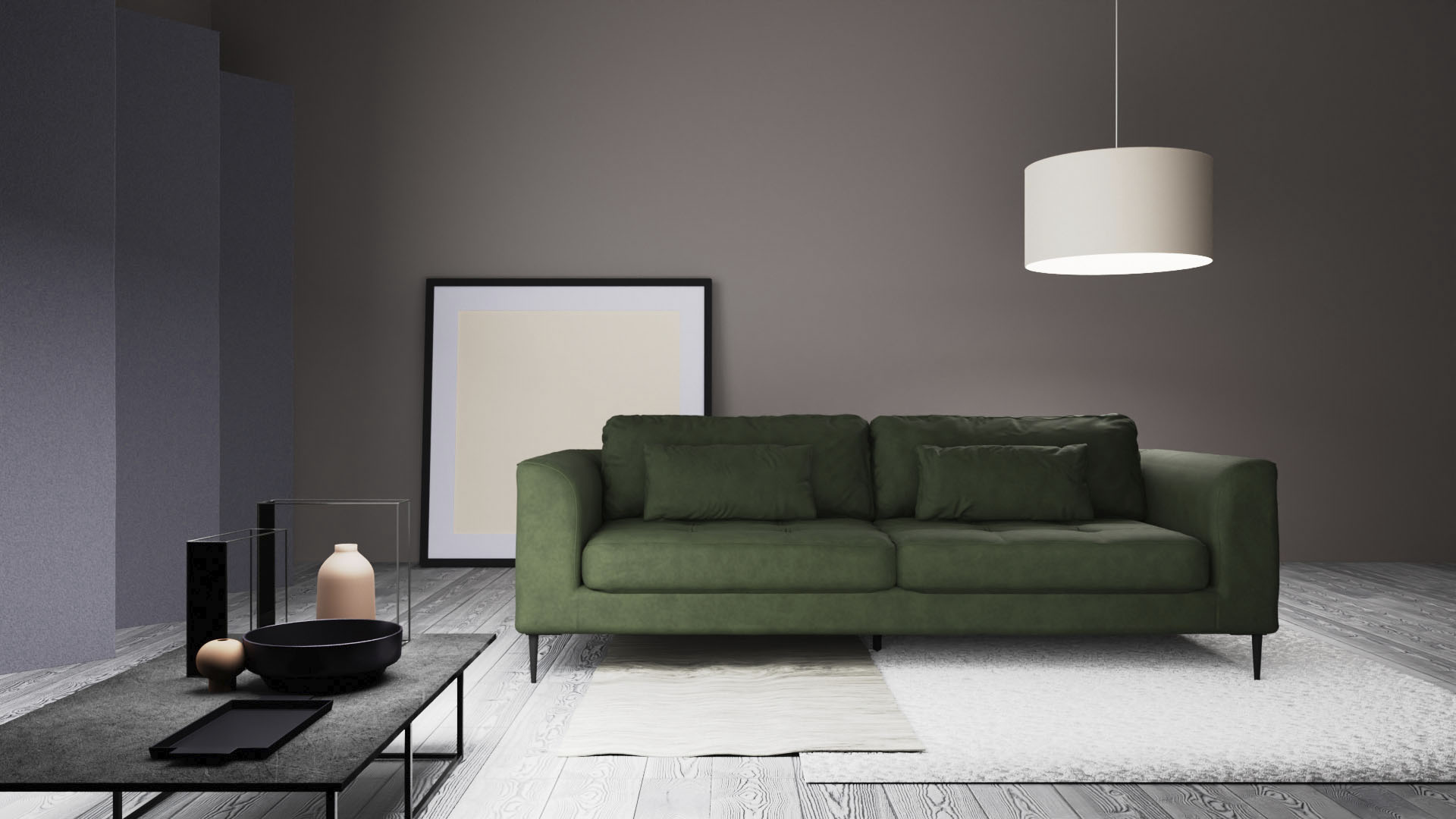TRENDMANUFAKTUR 3-Sitzer "Luzi, gemütlich elegant, tolle Detailverarbeitung, Steppung im Sitz" wahlweise mit Schlaffunktion und Bettkasten, inklusive Nierenkissen