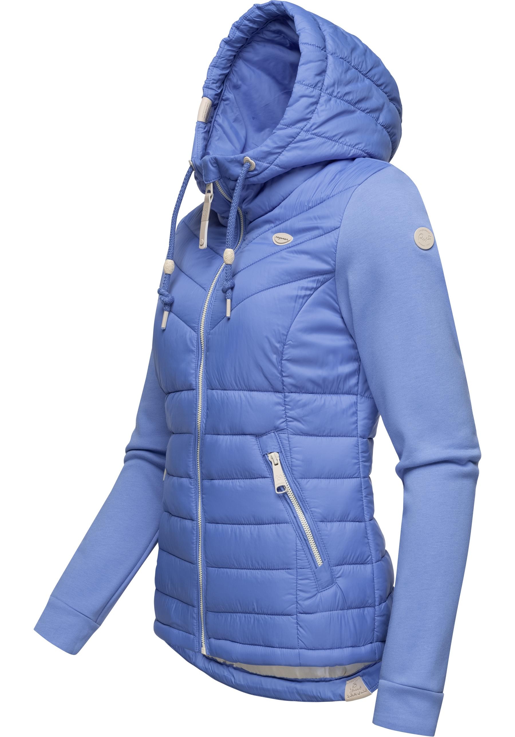 Ragwear Outdoorjacke »Lucinda«, mit Kapuze, Steppjacke aus modernem Materialmix mit Kapuze