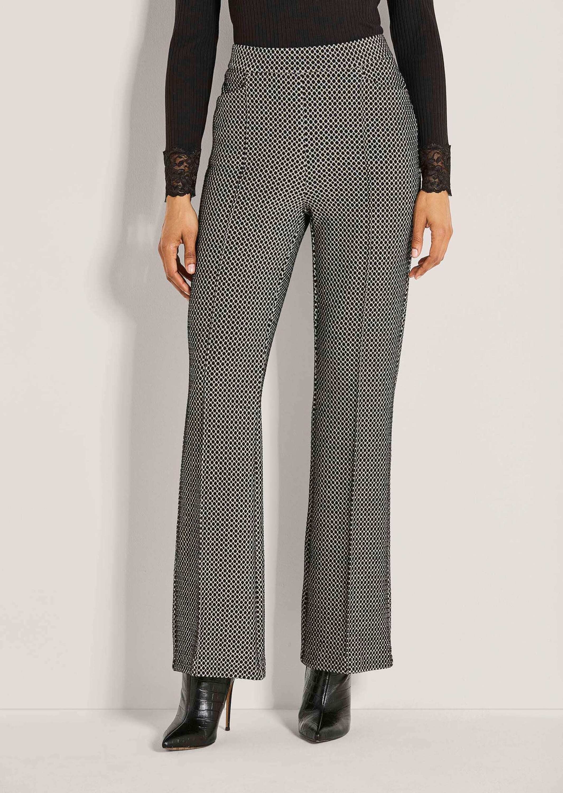 Thumbnail - MADELEINE Jerseyhose "Stoffhose Jacquardhose mit geradem Schnitt"