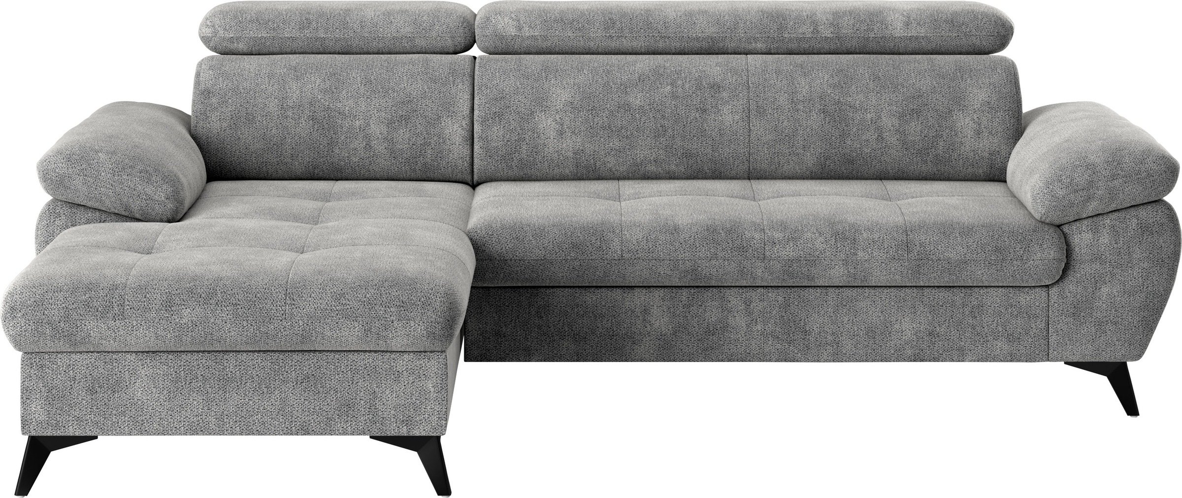 COTTA Ecksofa "Hudson L-Form, B: 261 cm" mit Kopfteilverstellung, optional günstig online kaufen