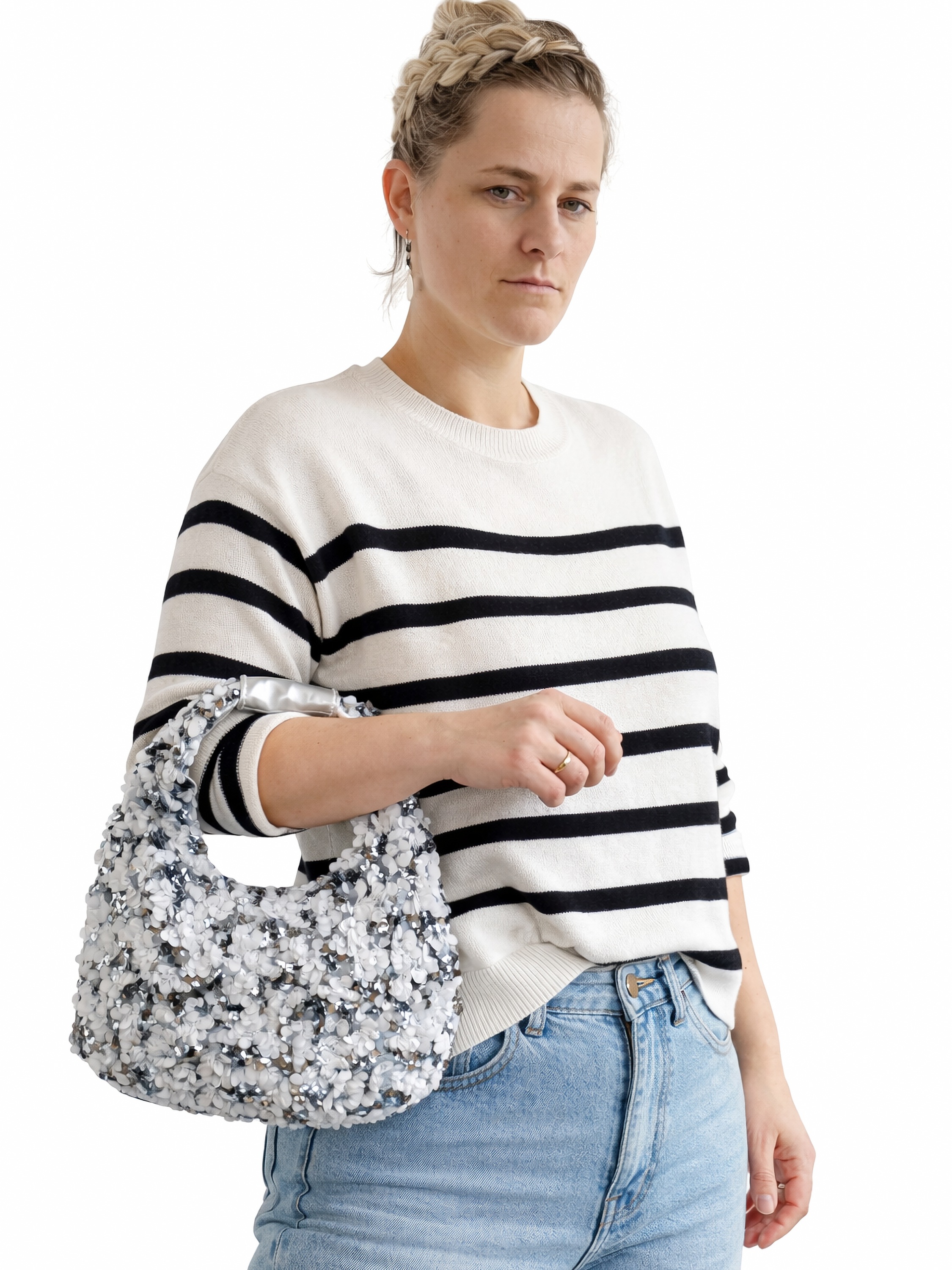 TONI&FRIENDS Schultertasche "Pailetten" ovale Schultertasche mit Pailetten günstig online kaufen