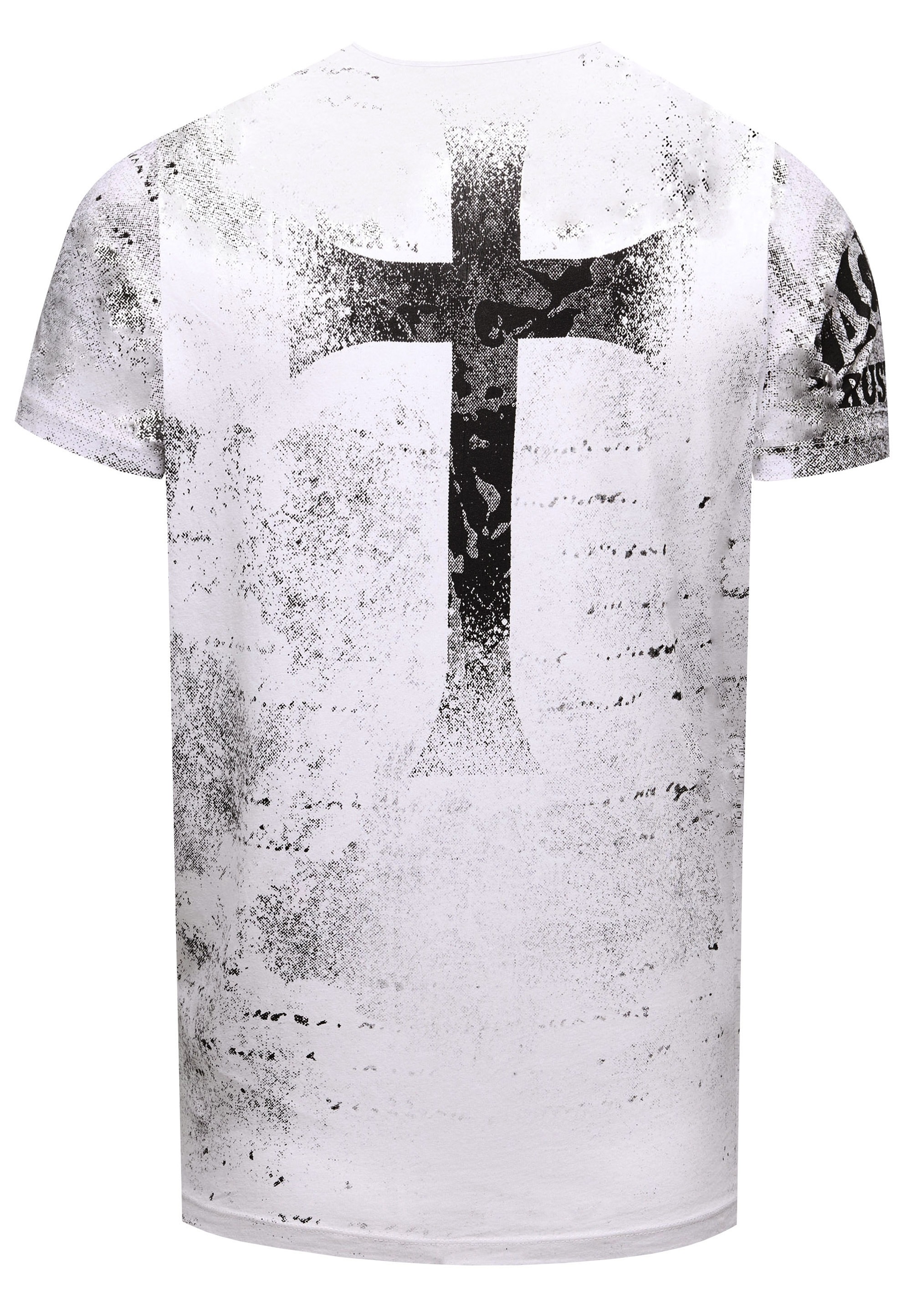 Rusty Neal T-Shirt »15311« mit großflächigem Print-Motiv