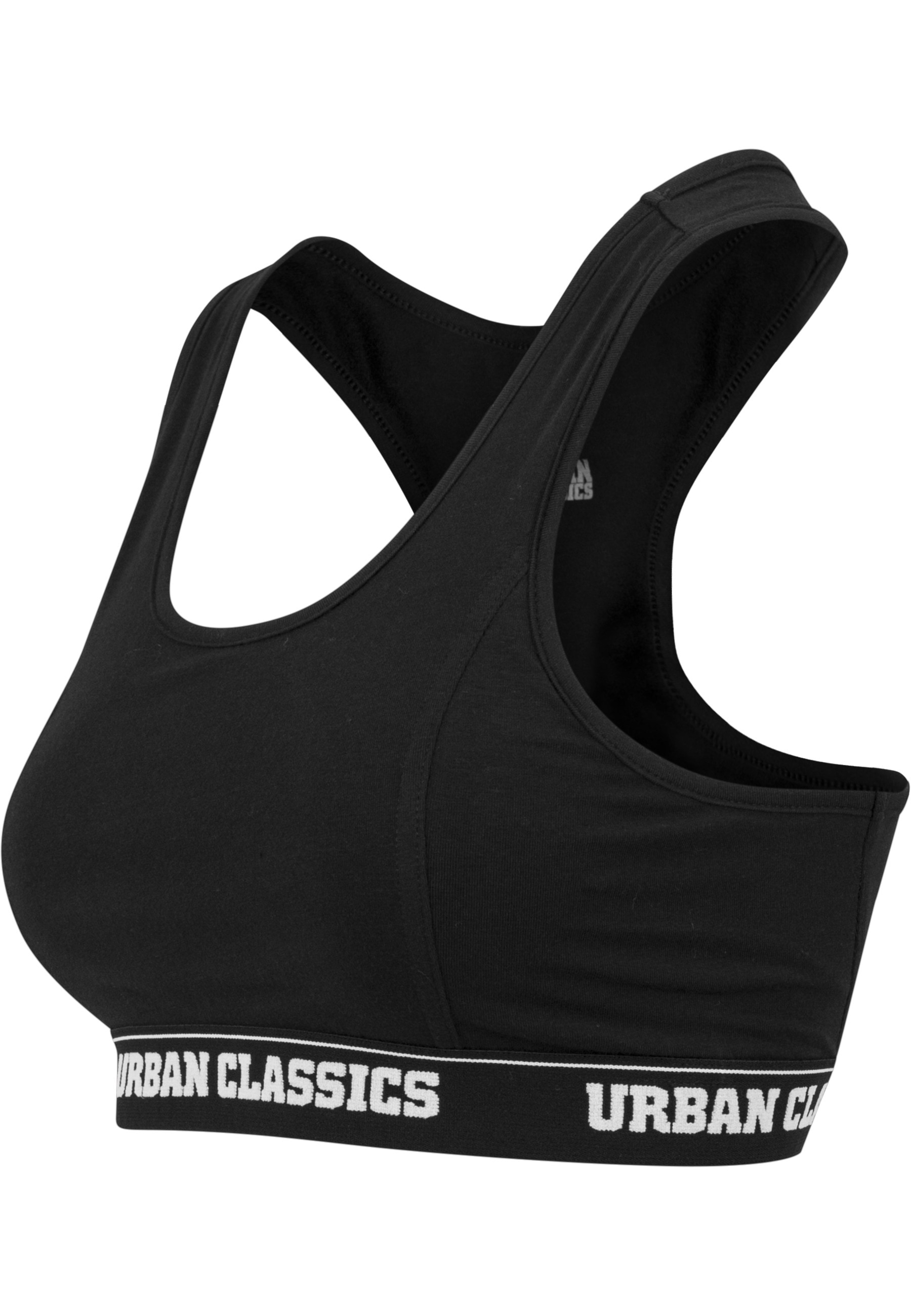 URBAN CLASSICS T-Shirt-BH »Urban Classics Damen Ladies Logo Bra«