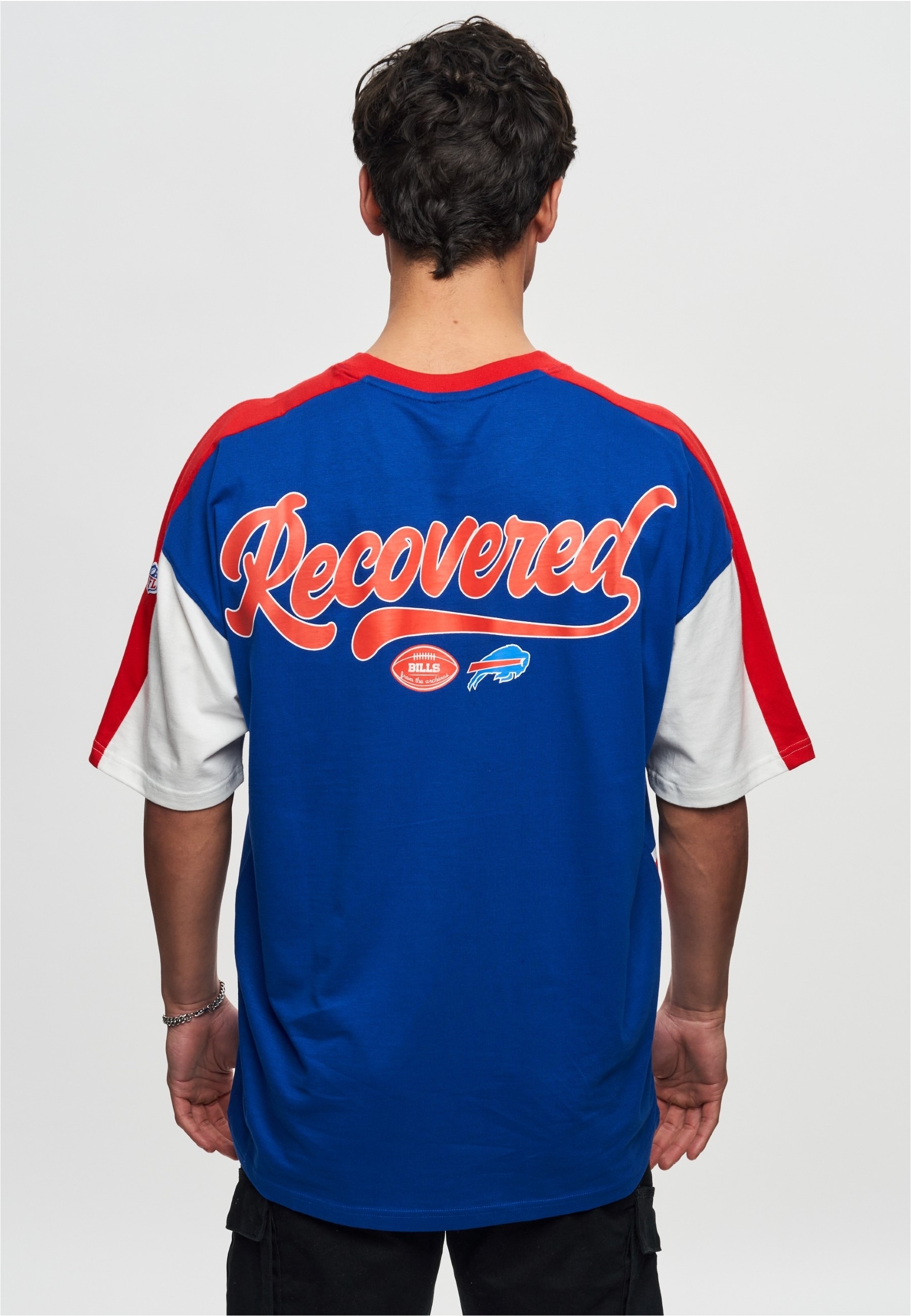 Recovered T-Shirt »NFL Bills Buffalo Cut and Sew Oversized«, (1 tlg.), für alle Buffalo Bills-Fans