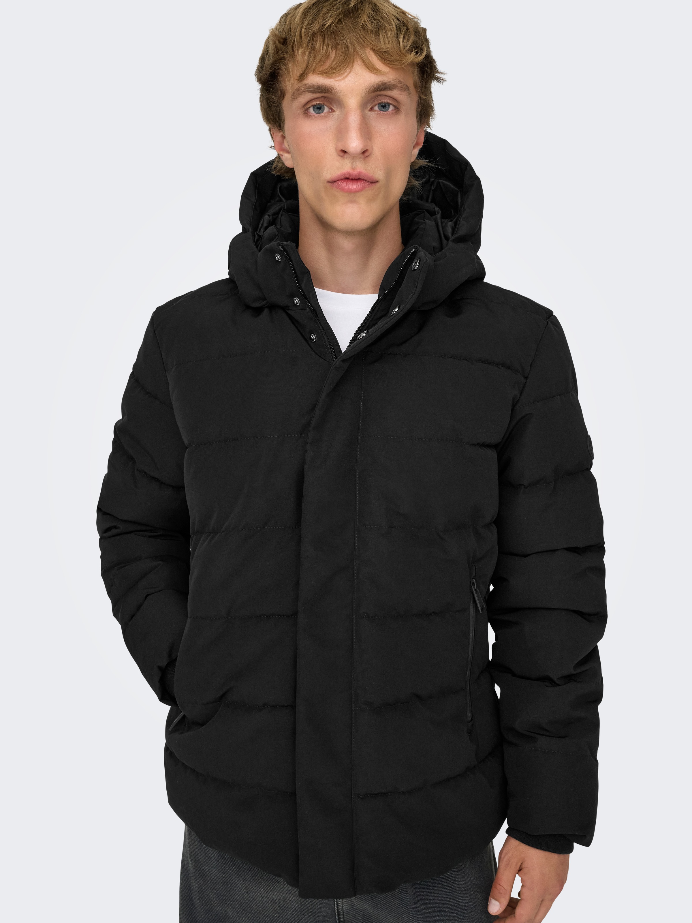 ONLY & SONS Steppjacke "ONSCAYSON PUFFA OTW NOOS" mit Kapuze günstig online kaufen