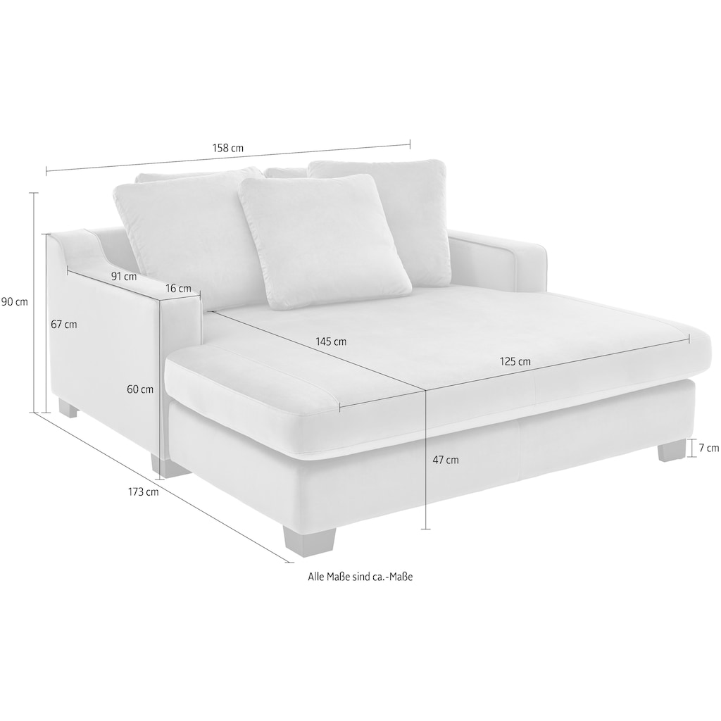 ATLANTIC home collection XXL-Sessel »Nobel«