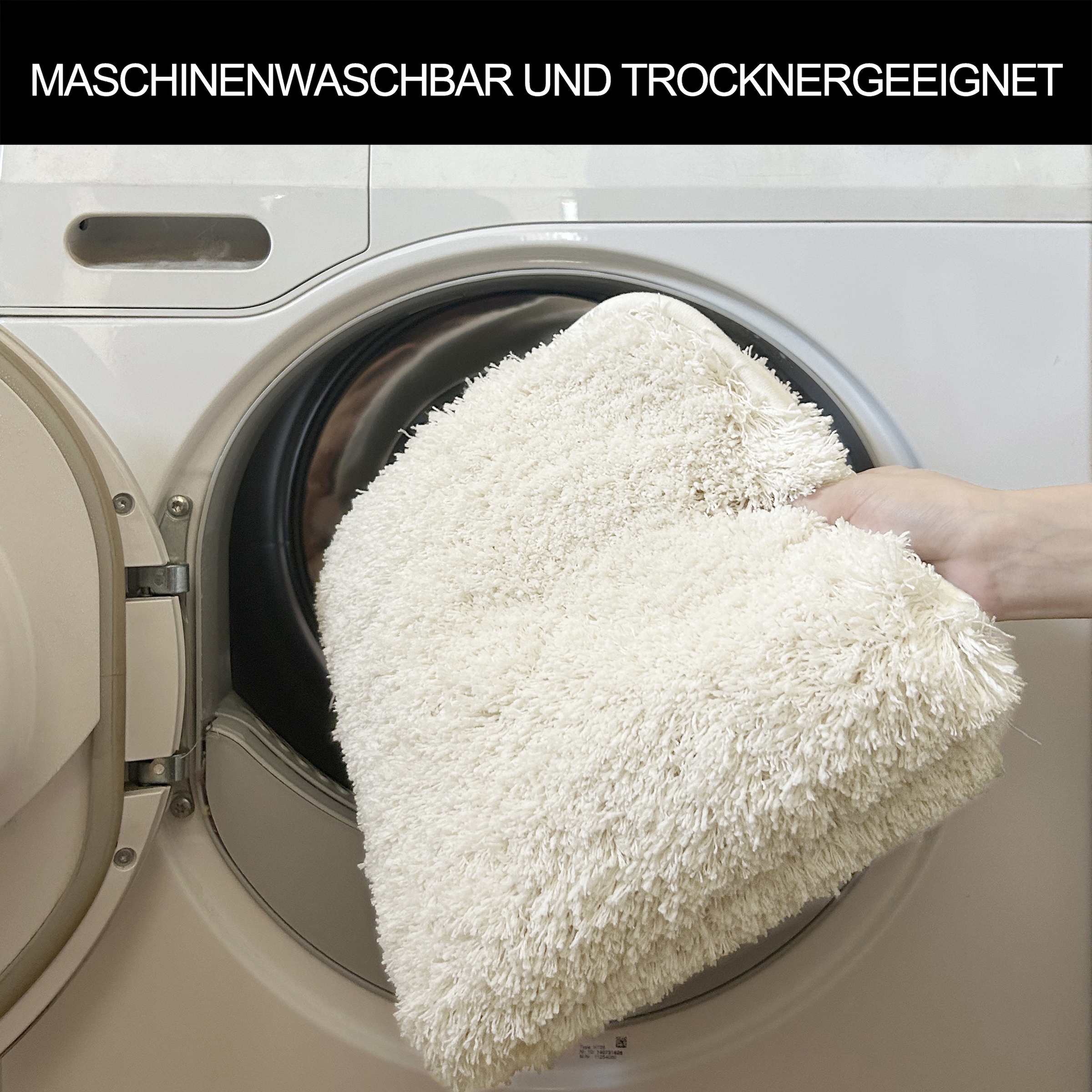 Möve Badematte »Superwuschel, Badvorleger, Badezimmer Teppich« Höhe 40 mm rutschhemmend beschichtet fußbodenheizungsgeeignet | schnell trocknend | strapazierfähig Mikrofaser-Badematte, Badteppich, rechteckig, rund & als 3-tlg. Set