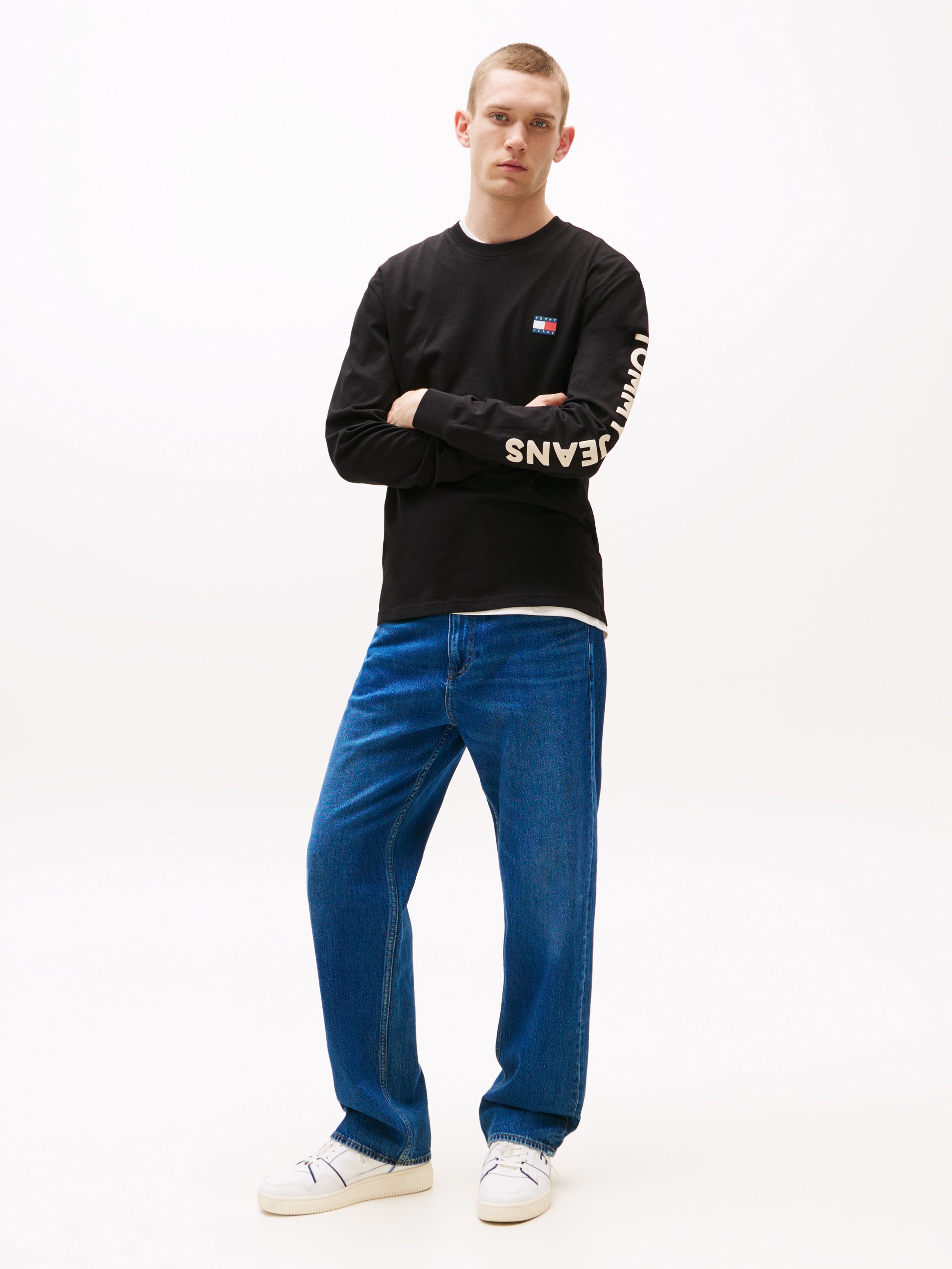 Tommy Jeans Langarmshirt "TJM REG POP COL NW CLSC LS T EXT", Mit Rundhalsau günstig online kaufen