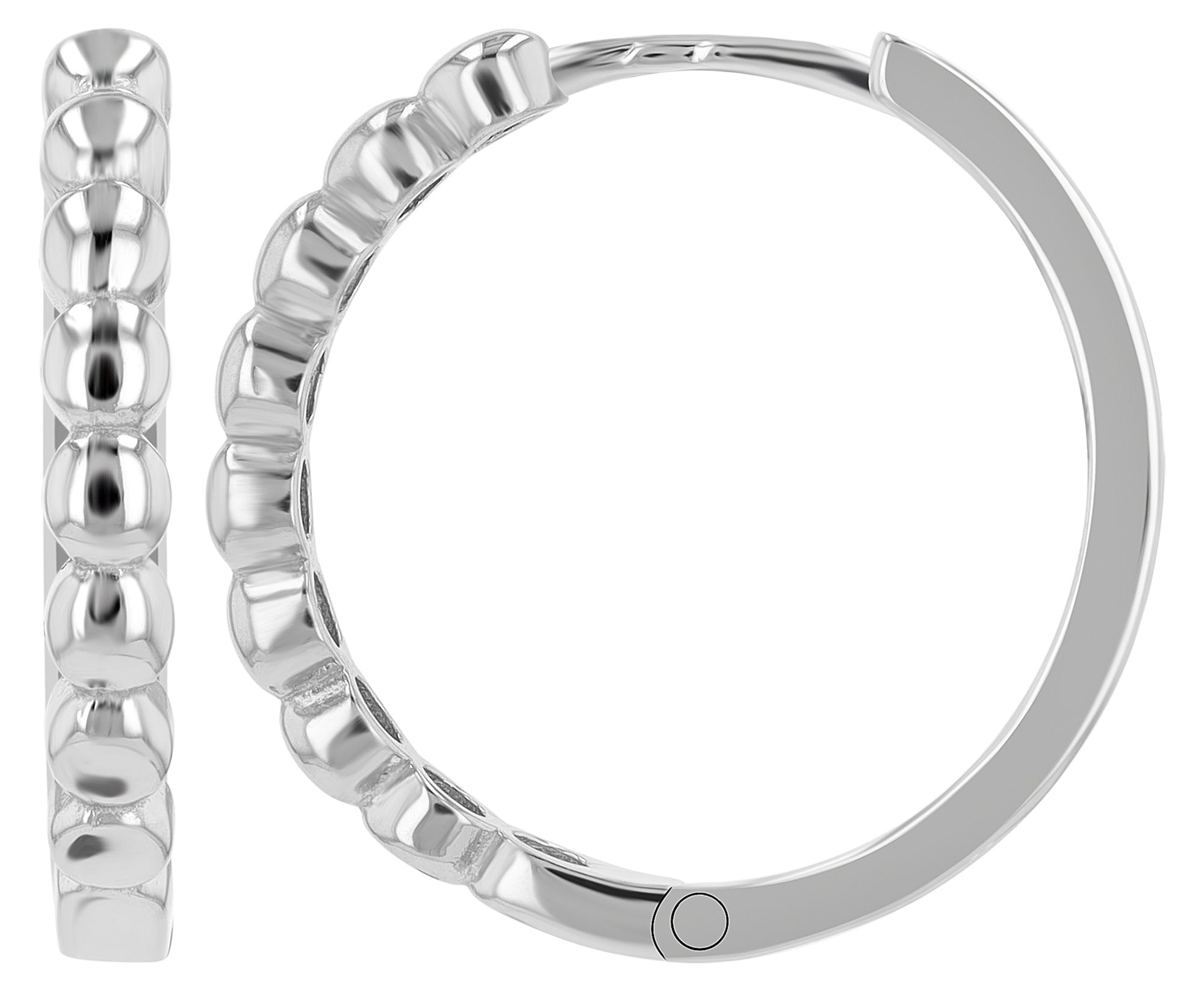 Adelia´s Klappcreolen "Ohrringe – Klappcreole aus 925 Silber" Perfekt als Geschenk zum Muttertag
