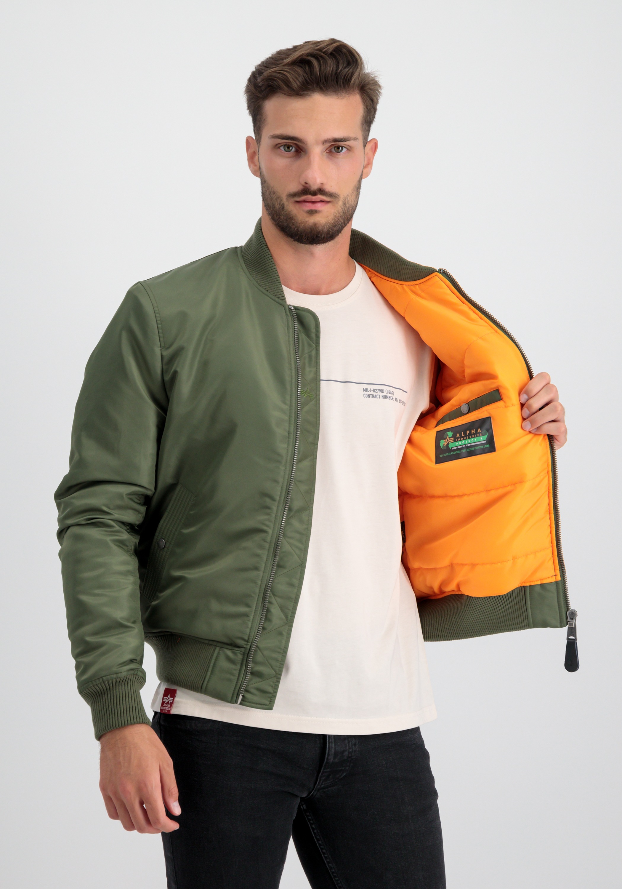 Alpha Industries Bomberjacke »Alpha Industries Men - Bomber Jackets MA-1 VF Project R«