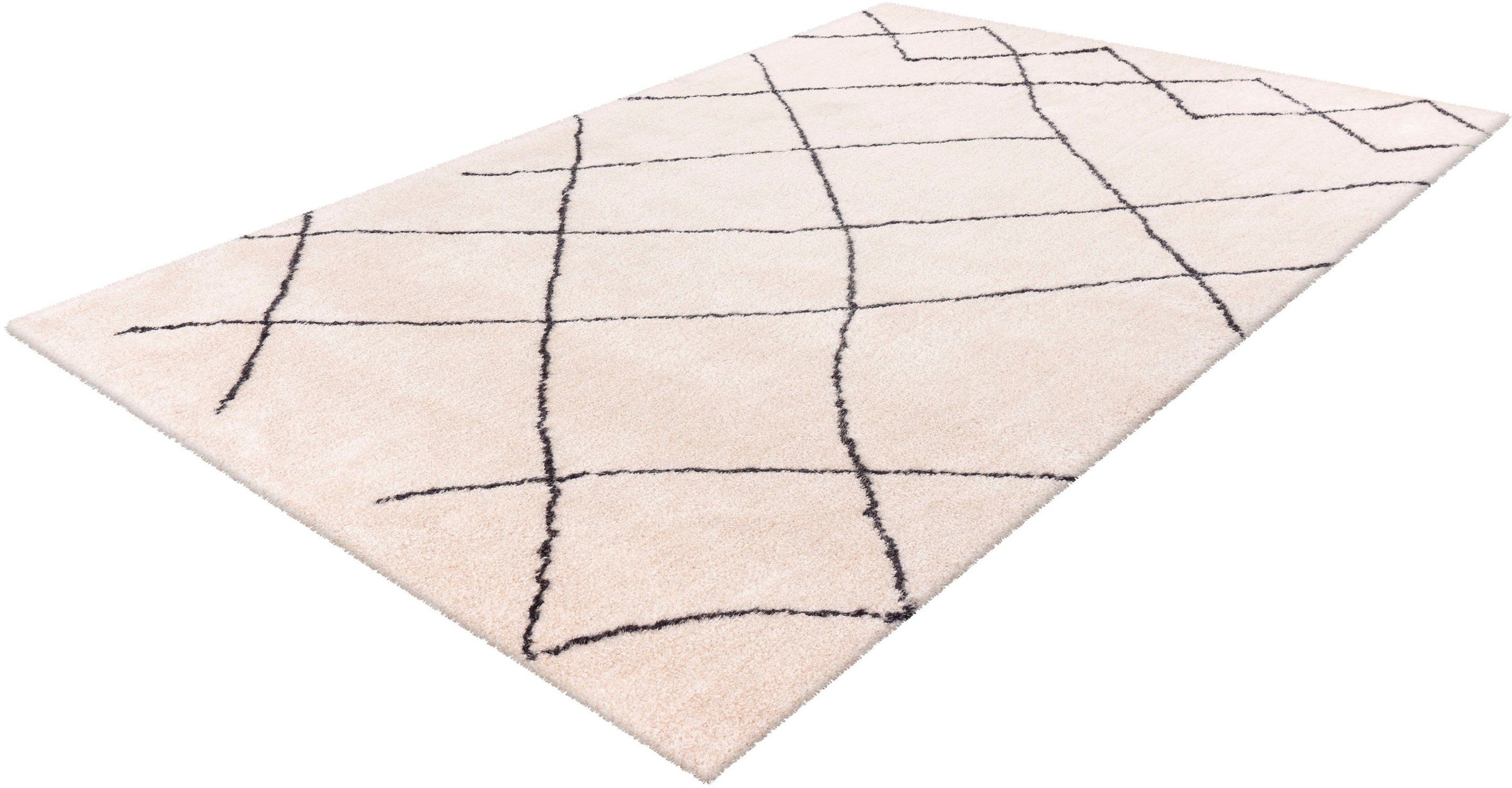 MY HOME Amanda High-Pile Rug 200x290cm Ivory 3