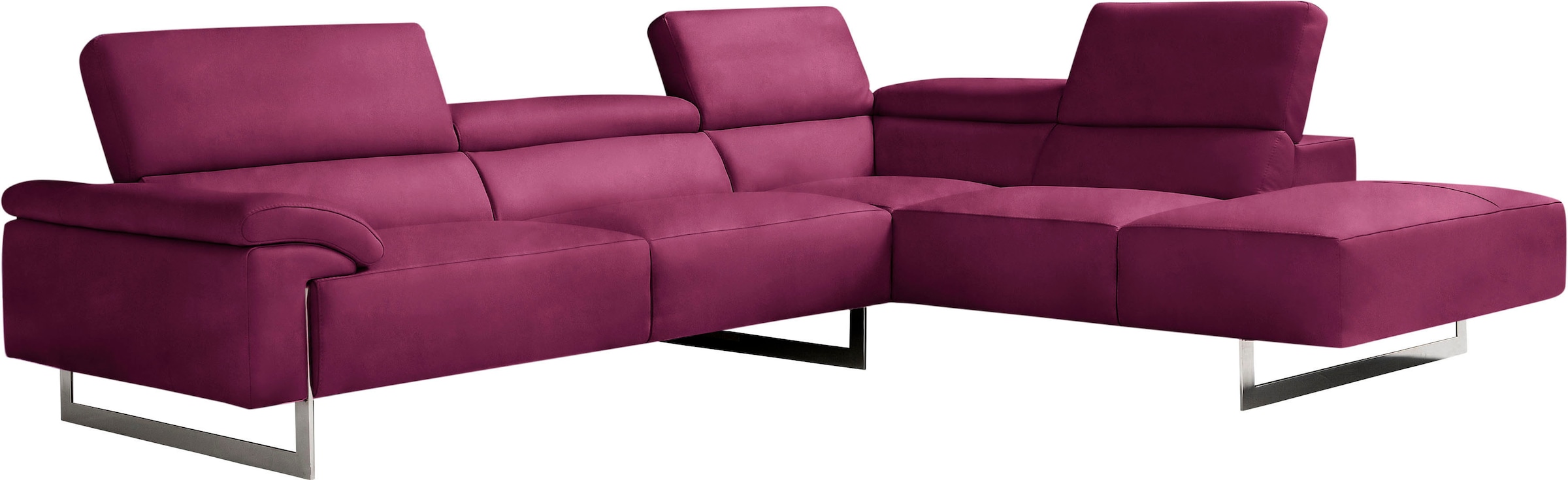 Egoitaliano Ecksofa "Malika, elegant und bequem, Designsofa, L-Form", mit O günstig online kaufen